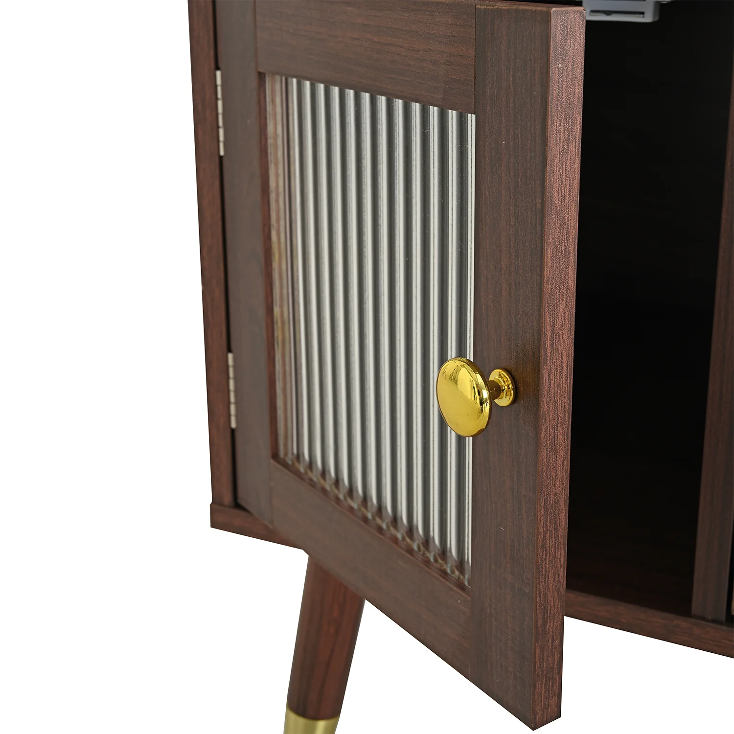 Walker Edison | 3-in-1 Makeup Vanity Desk with Lighted Flip-Top Mirror and Stool