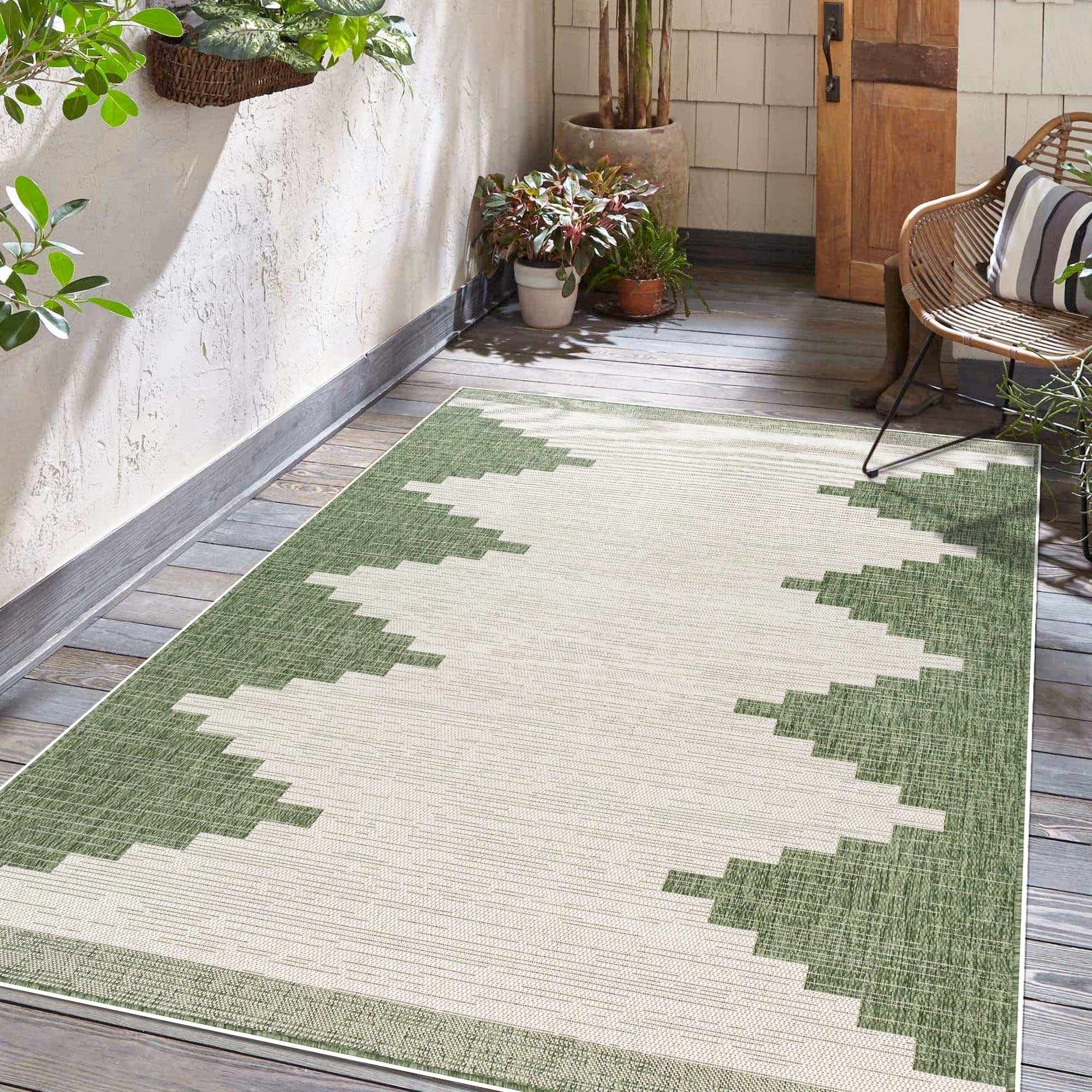 Boutique Rugs - Djugun Green Indoor & Outdoor Rug