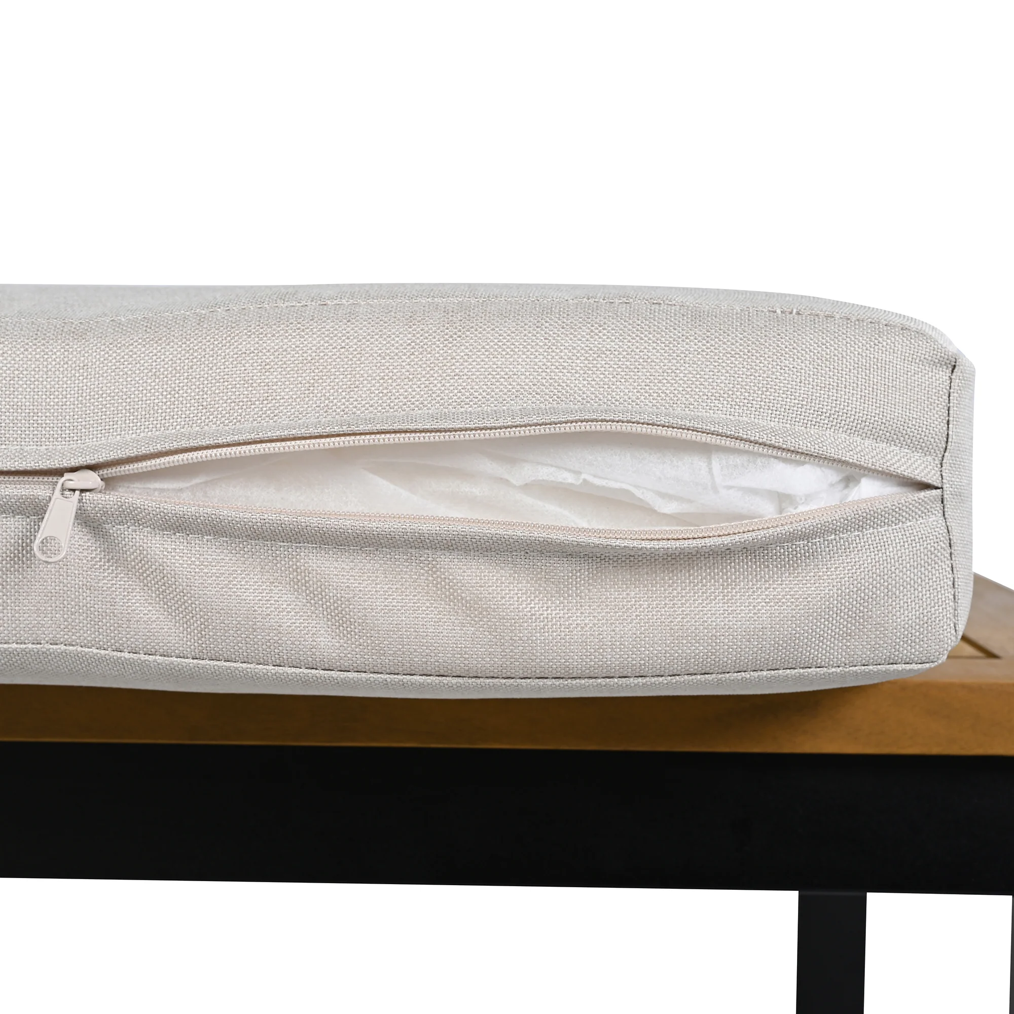 Walker Edison | 4 Pieces Outdoor Patio Sofa Sectional Set with Coffee and Side Tables