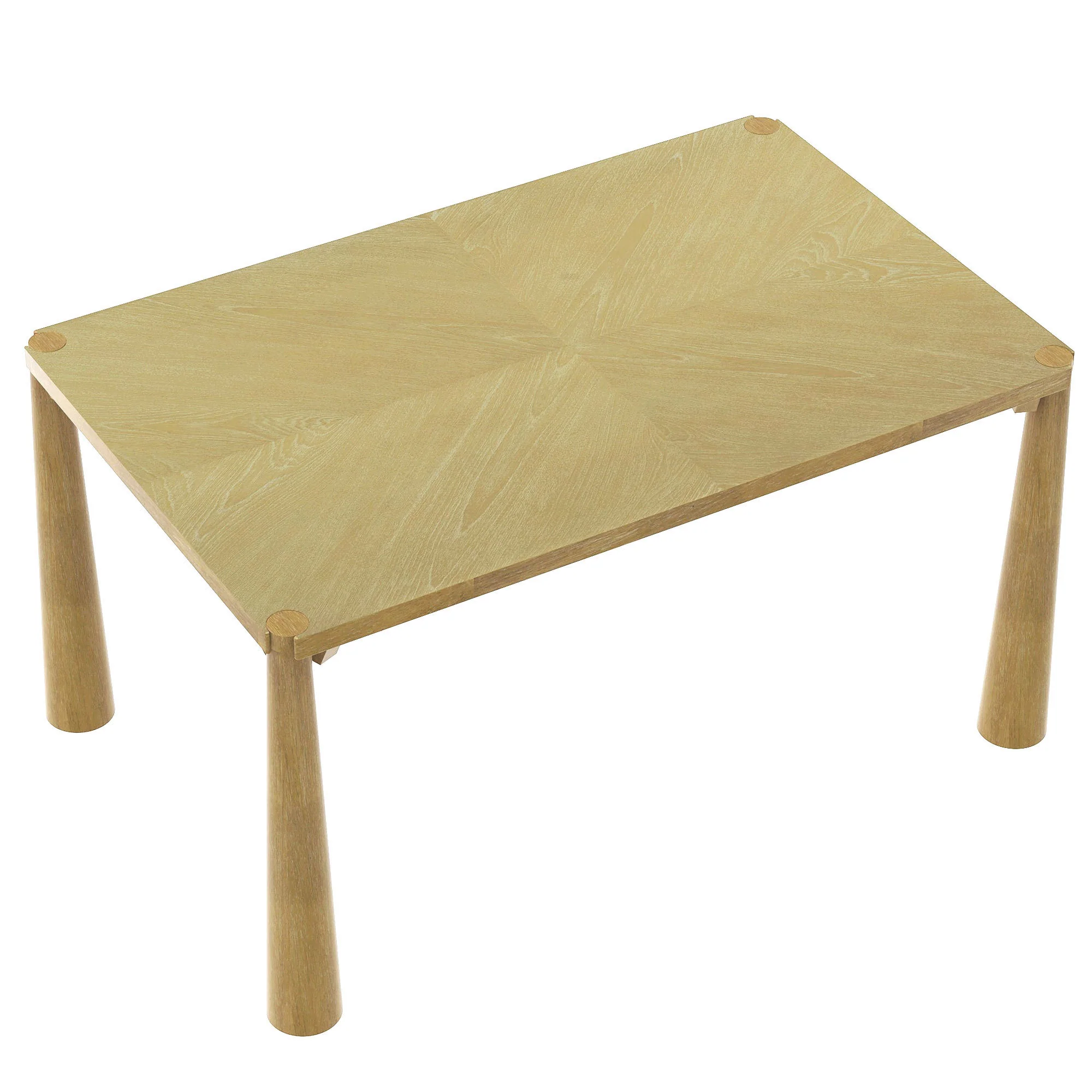 Walker Edison | Classic Modern 7-Piece Dining Table Set for 6