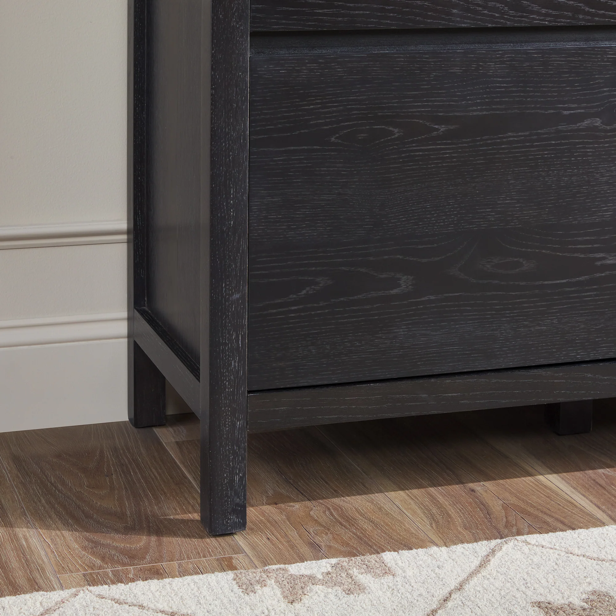 Nash 65 Modern Farmhouse Rustic Oak Wood Sideboard / TV Stand