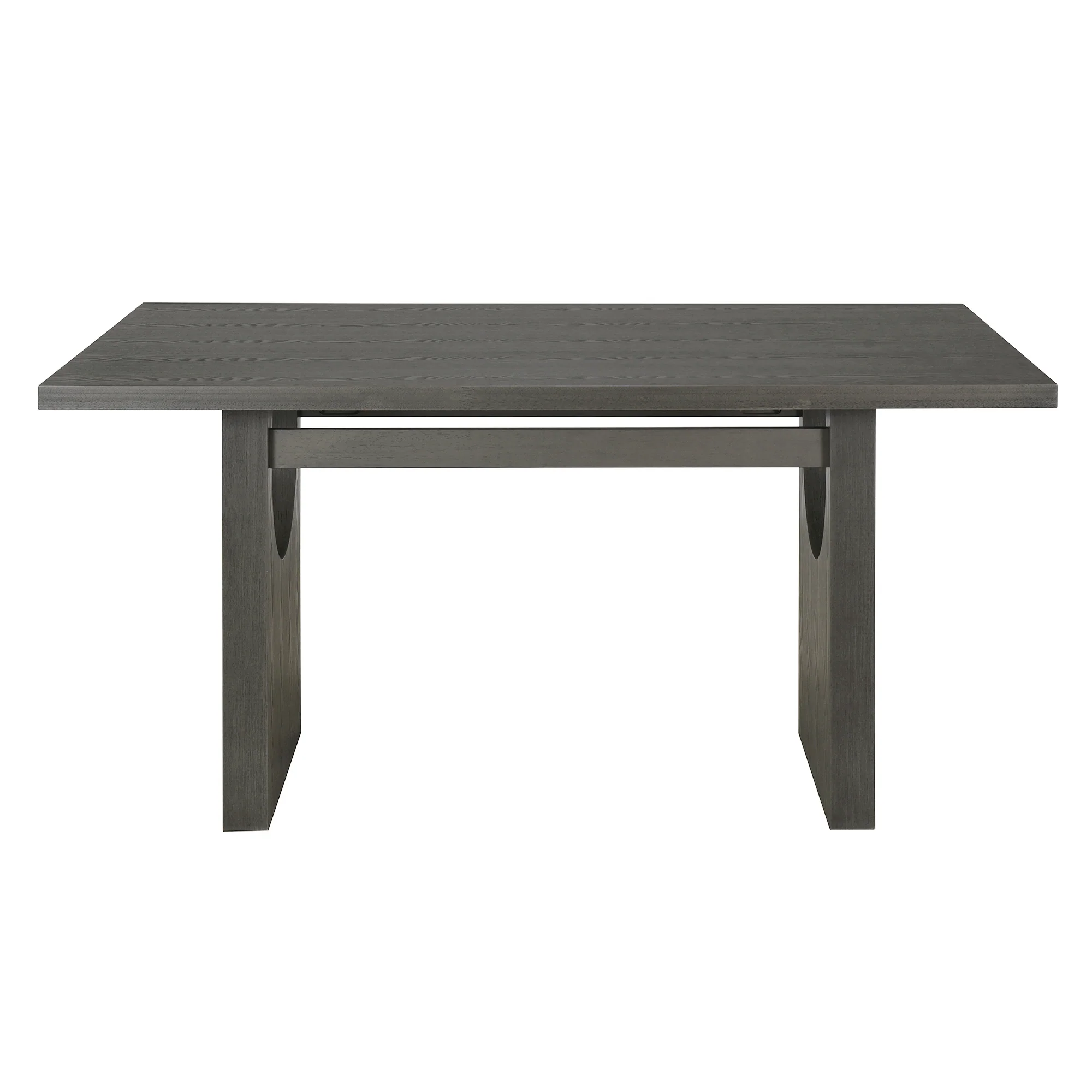 Walker Edison | 60' Wood 7-Piece Retro Dining Table Set for 6 with Upholstered Chairs