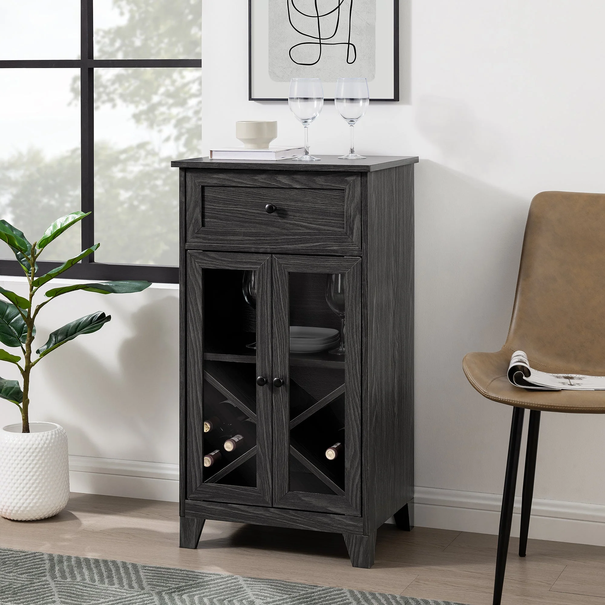 20 One-Drawer Two-Door Bar Storage