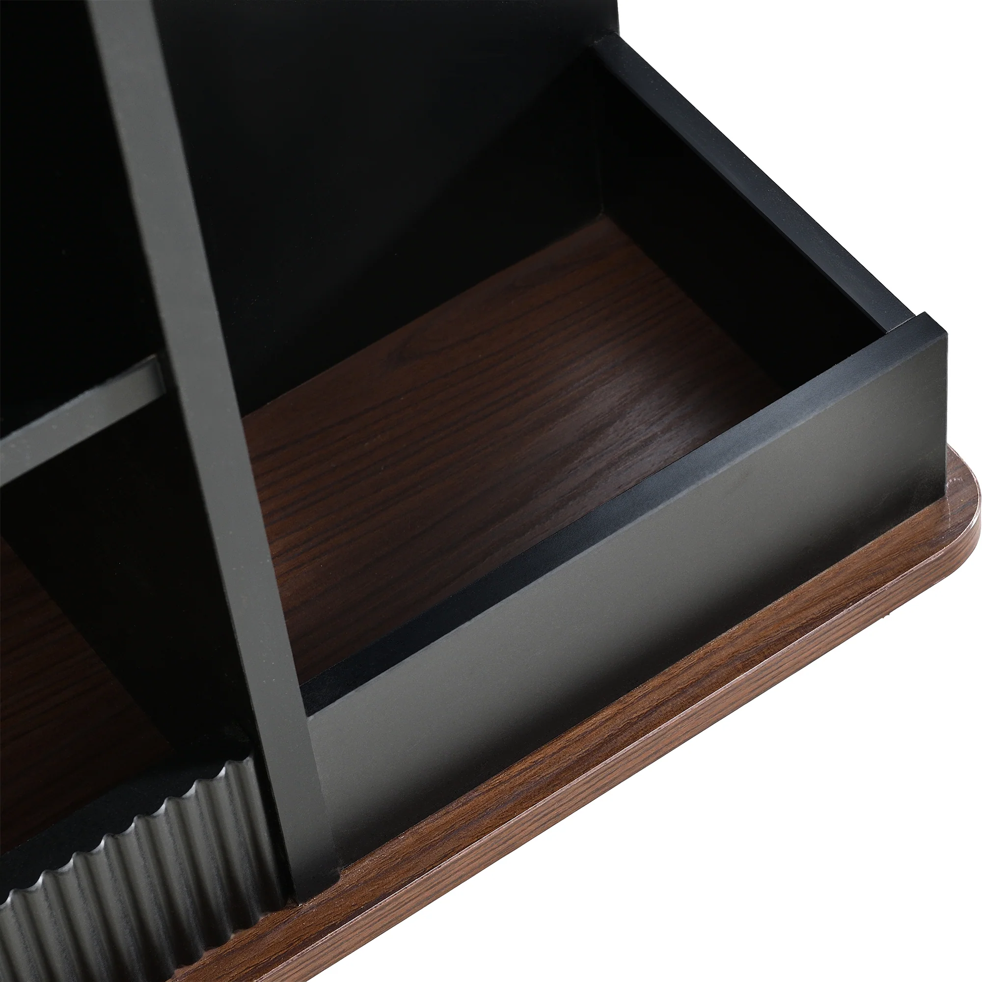 Walker Edison | Modern Multifunctional Adjustable Side Table with Lift-Top