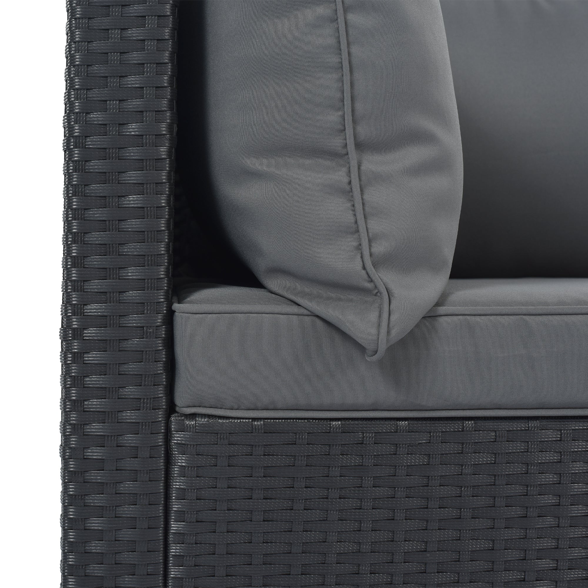 Walker Edison | 8-Pieces Outdoor Patio Wicker Furniture Sets