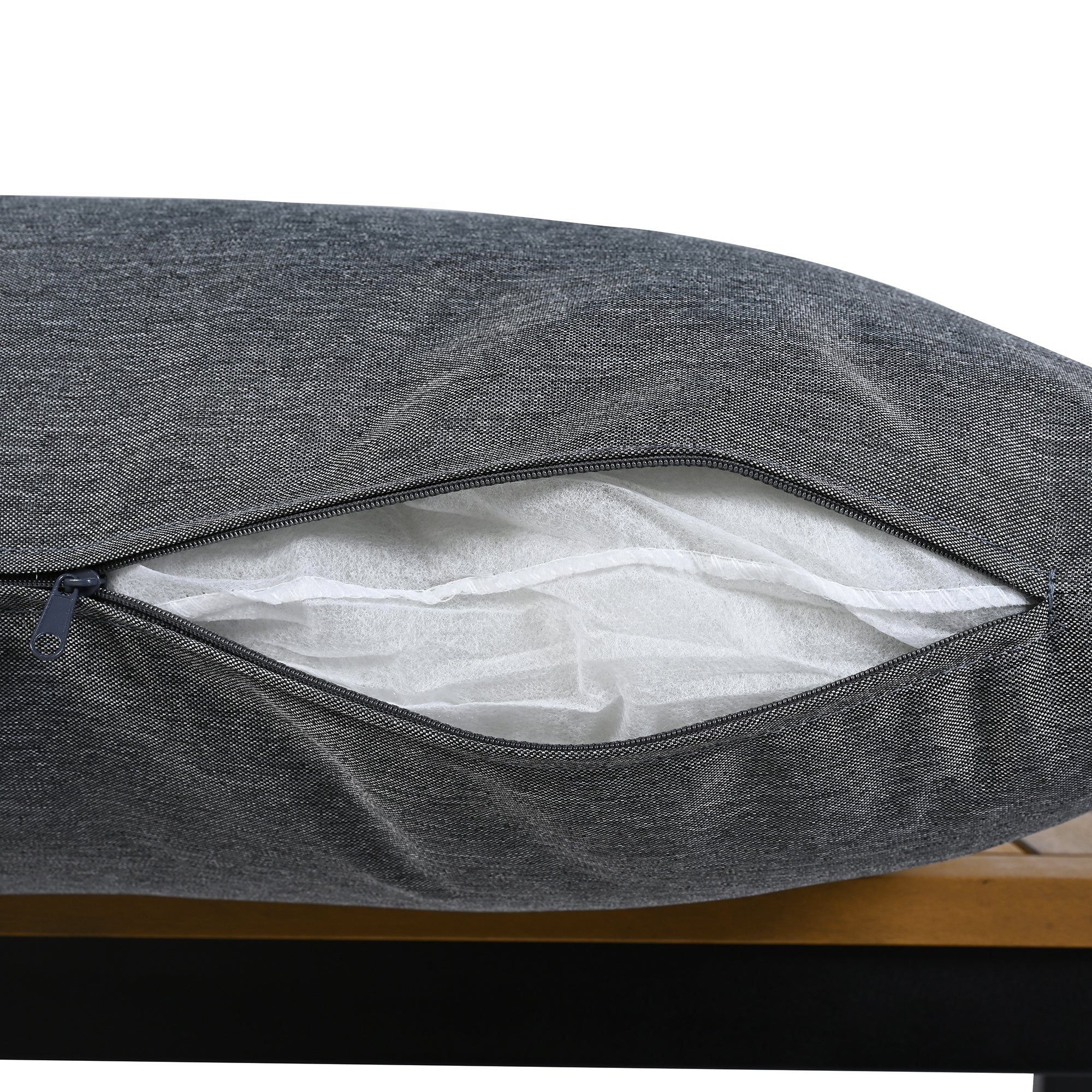 Walker Edison | 4 Pieces Outdoor Patio Sofa Sectional Set with Coffee and Side Tables