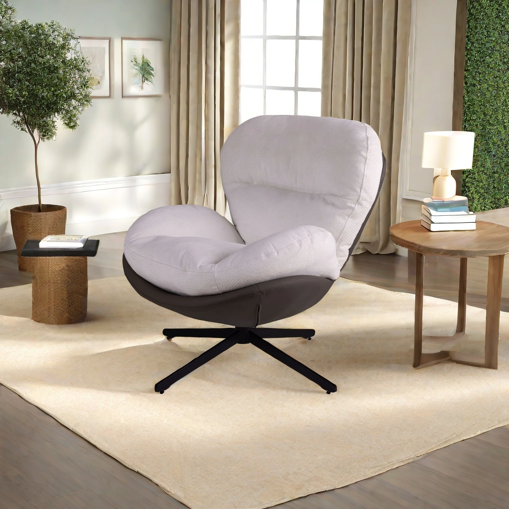 Walker Edison | Ergonomic 360° Swivel Modern Cloud Office Chair