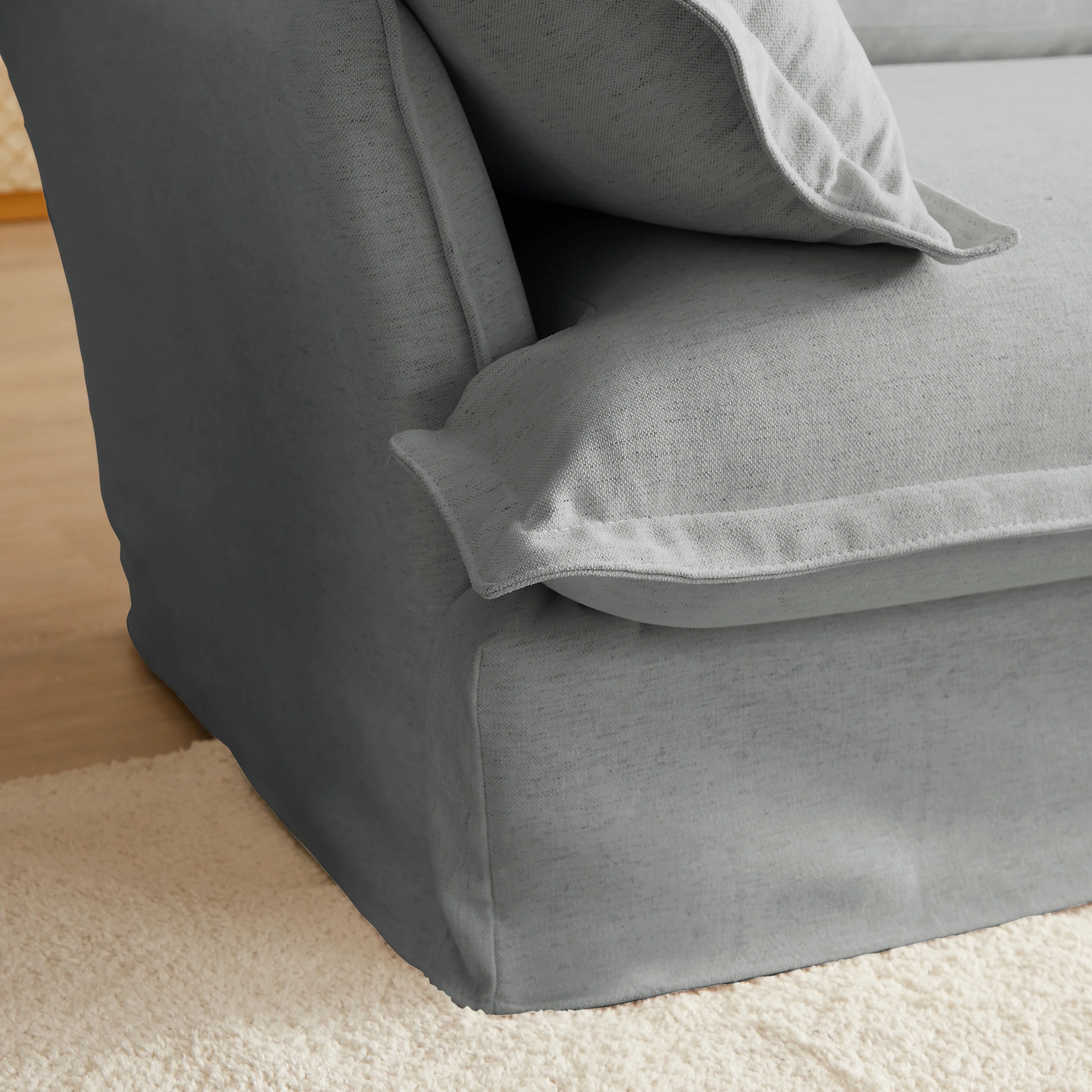 Walker Edison | Modern Comfy Pillow Top Loveseat Sofa