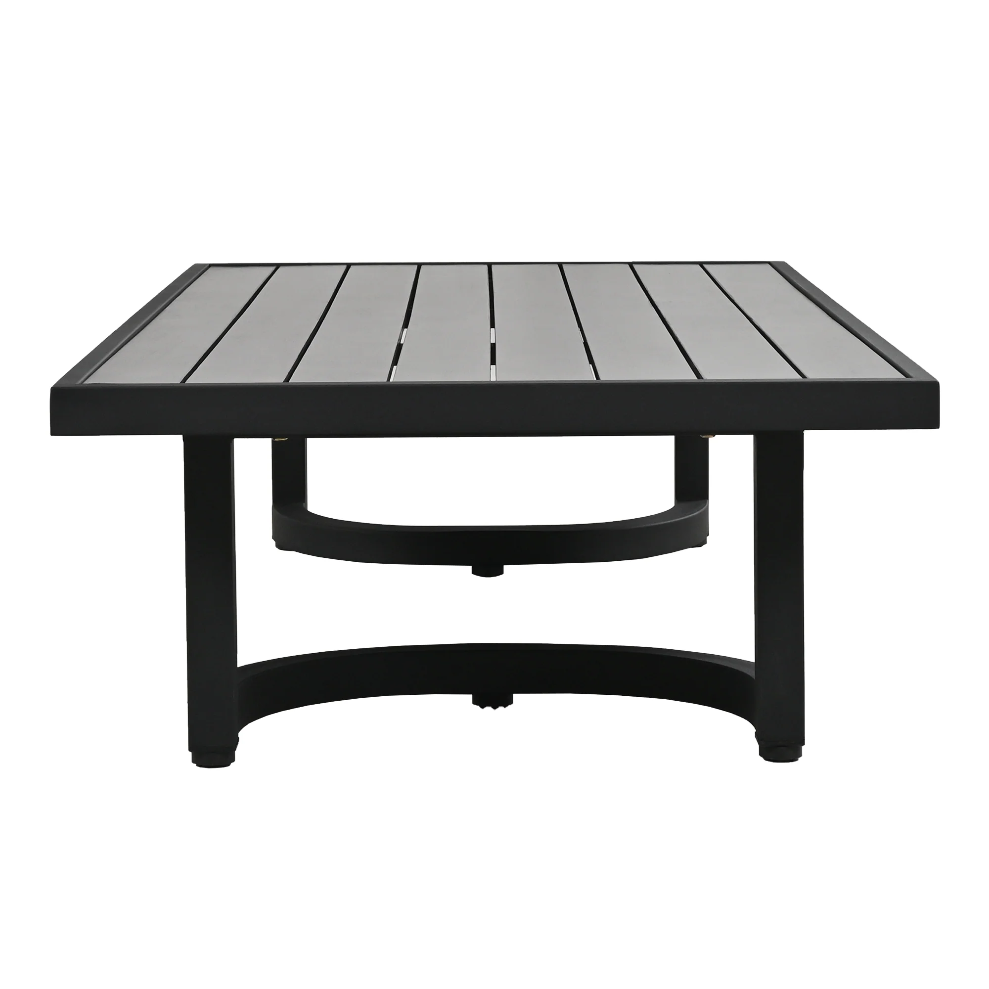 Walker Edison | Curve Design Steal Outdoor Sofa Set