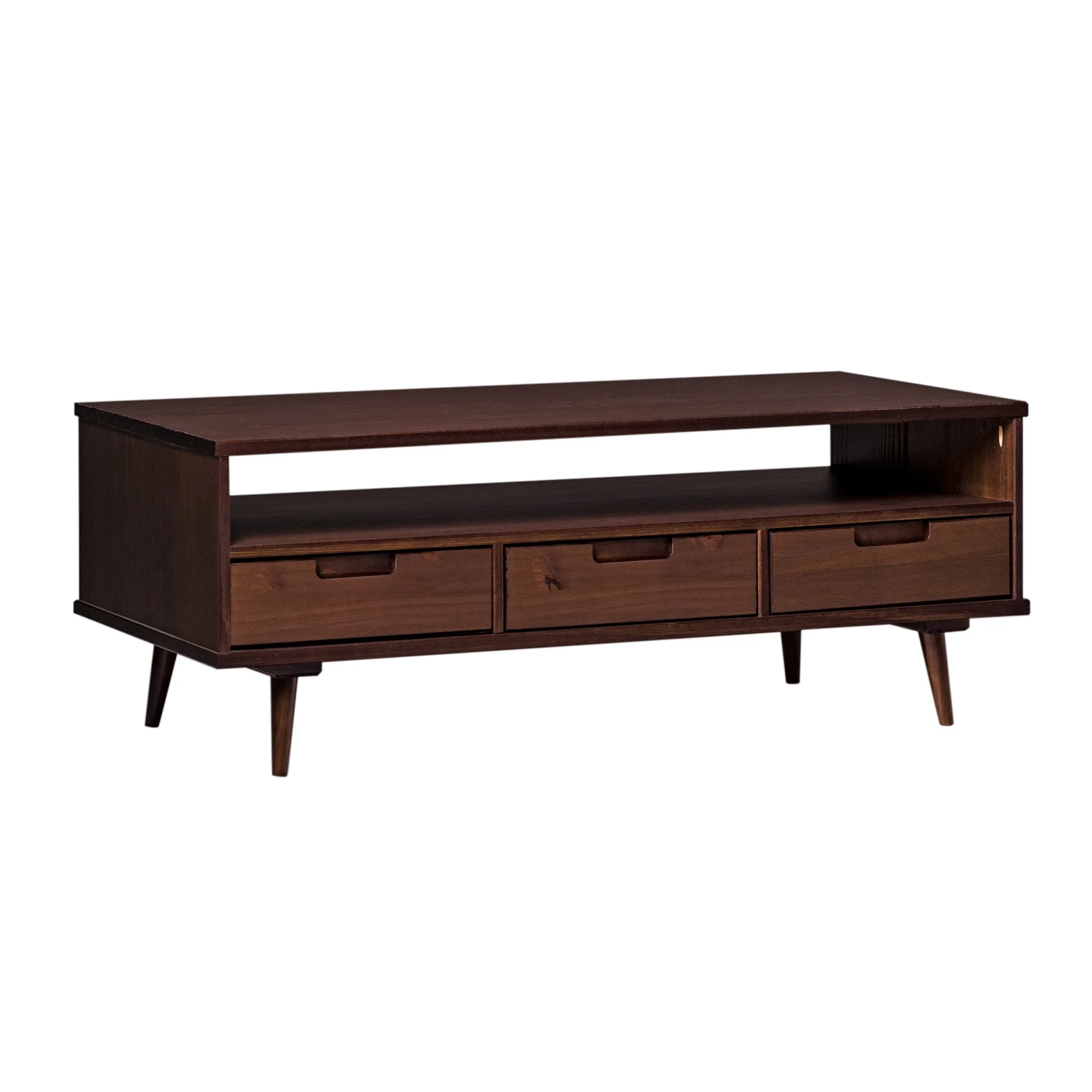 Sloane 48 3-Drawer Solid Wood Coffee Table