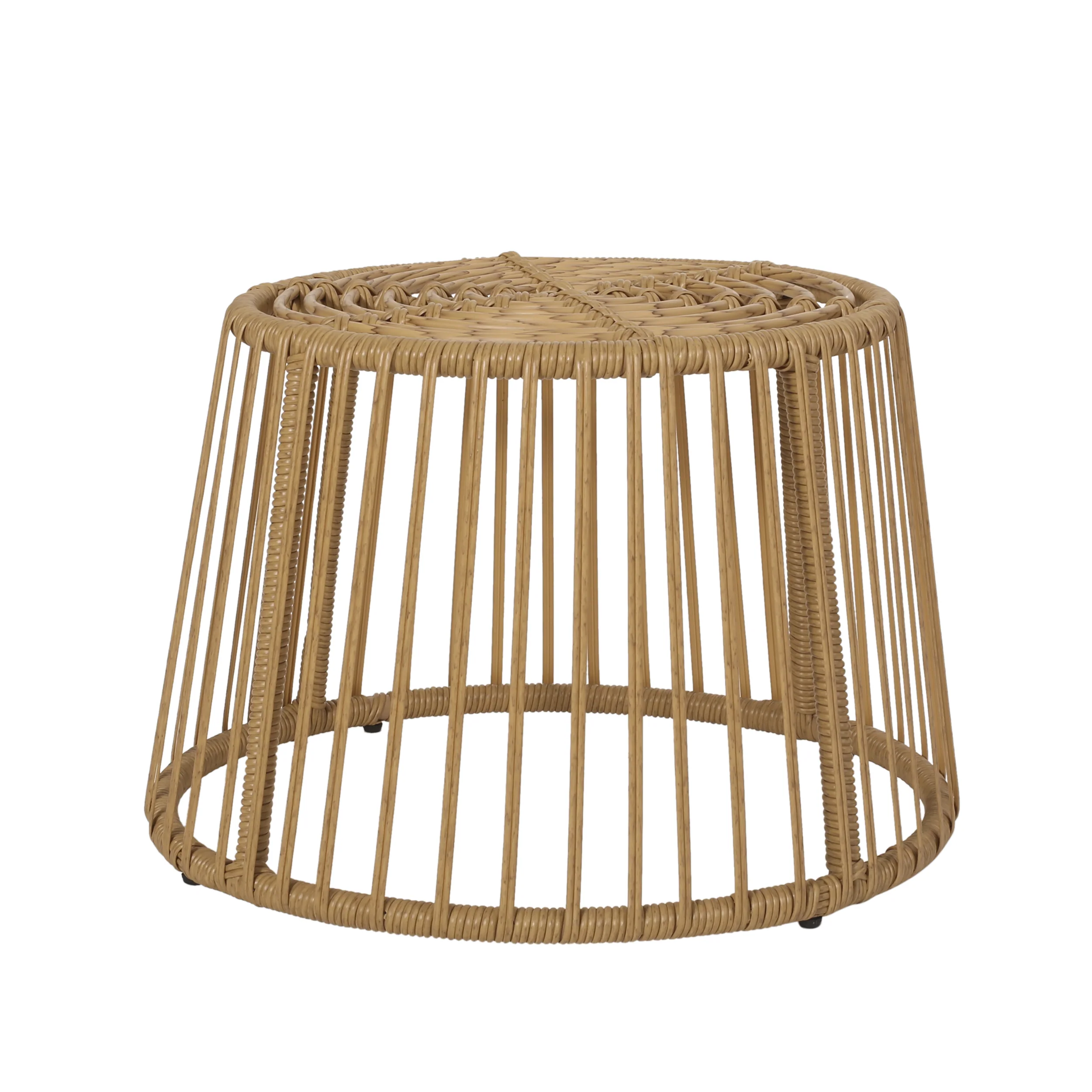 Walker Edison | Outdoor Rattan Side Table