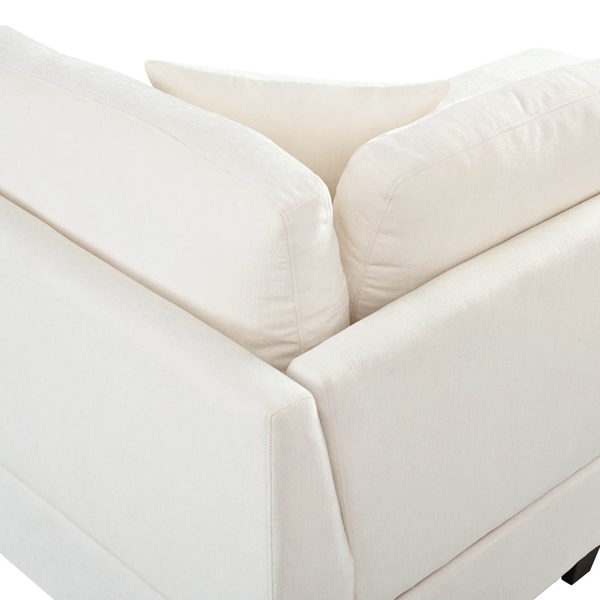 Walker Edison | Modular Sectional Sofa with Removable Storage Ottoman