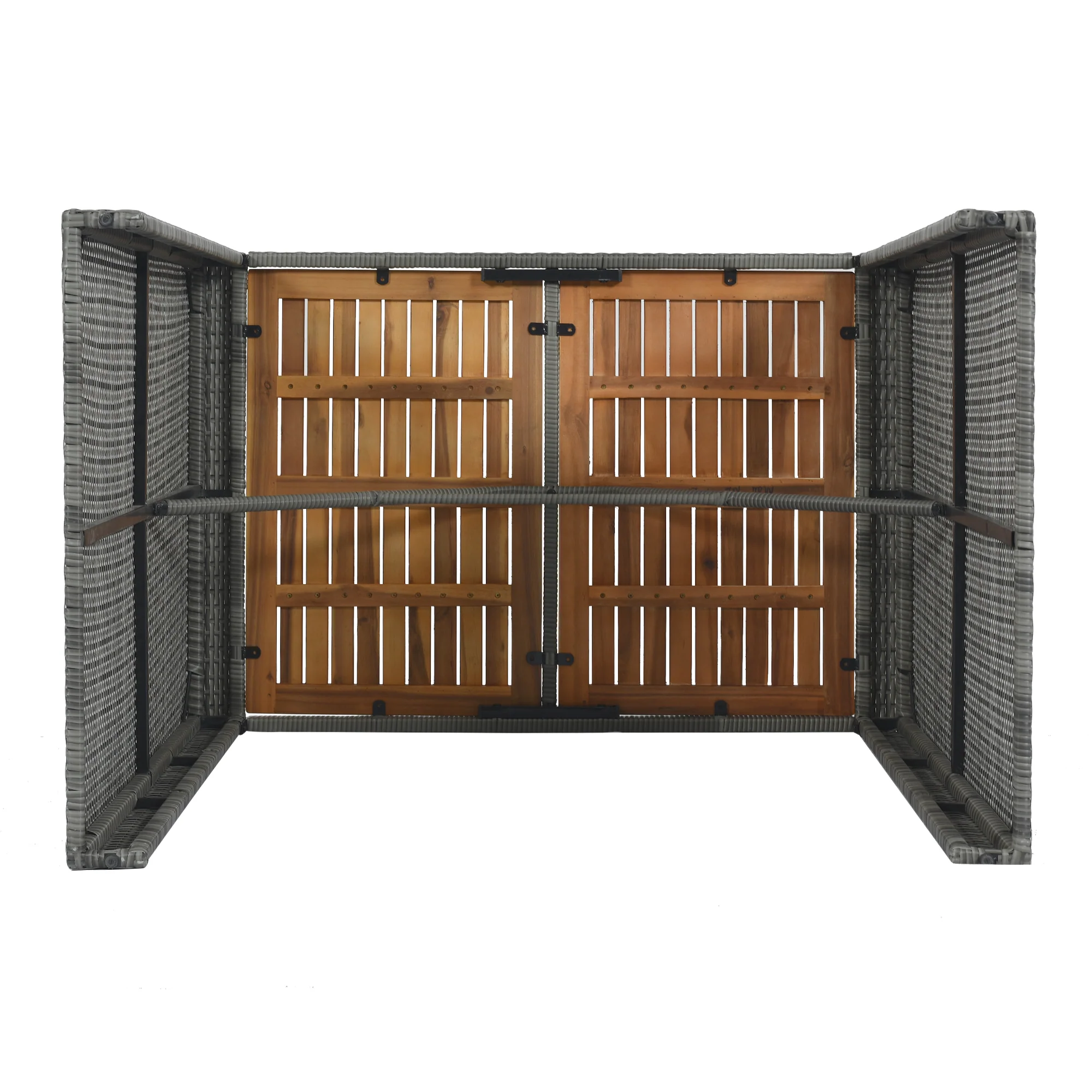 Walker Edison | 5-pieces Outdoor Patio Wicker Bar Set