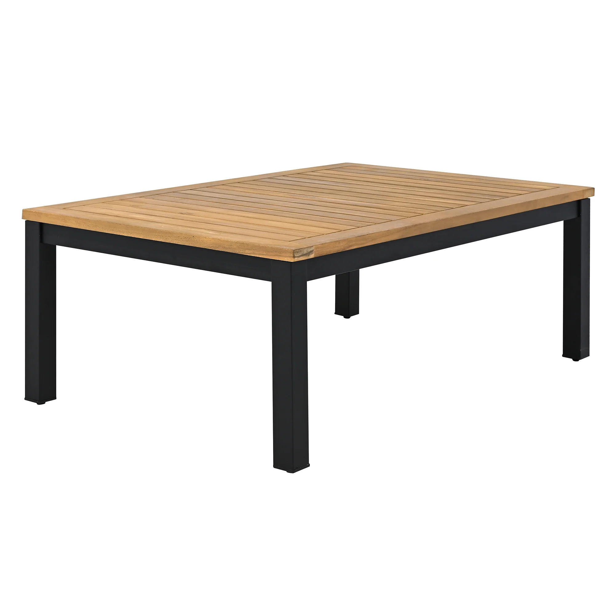 Walker Edison | 4 Pieces Outdoor Patio Sofa Sectional Set with Coffee and Side Tables