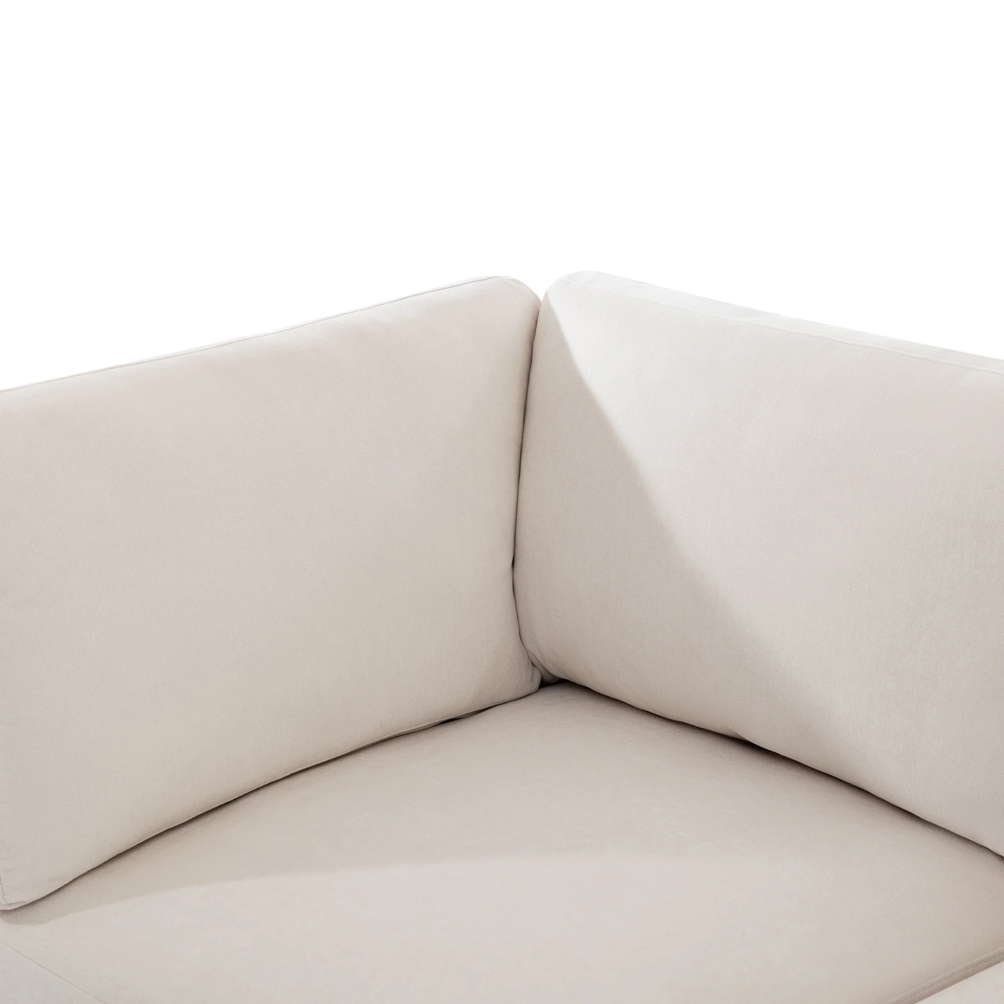 Walker Edison | Classic Modern Modular Sectional Sofa with Ottoman