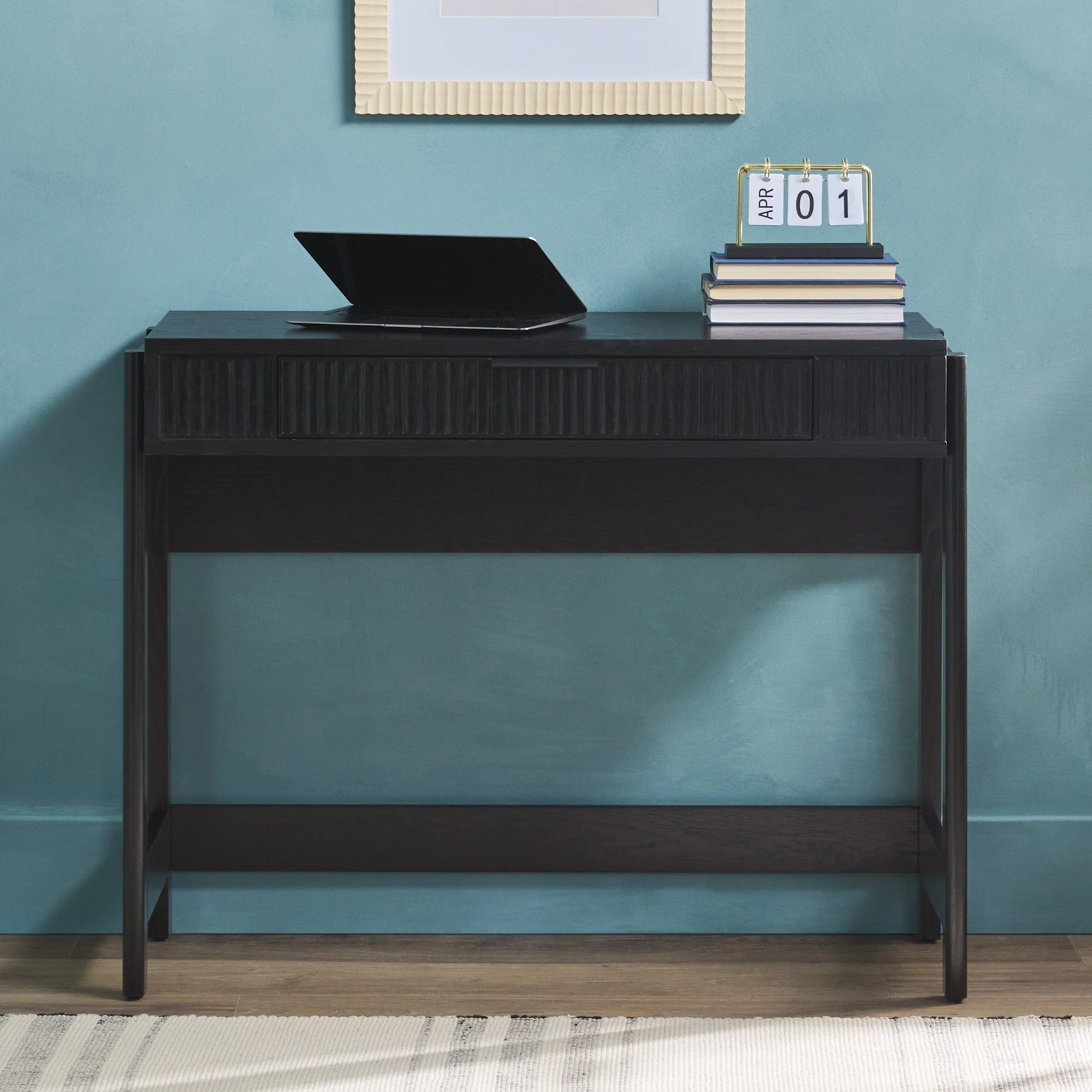 Holmes Modern Scandinavian Reeded Writing Standing Desk