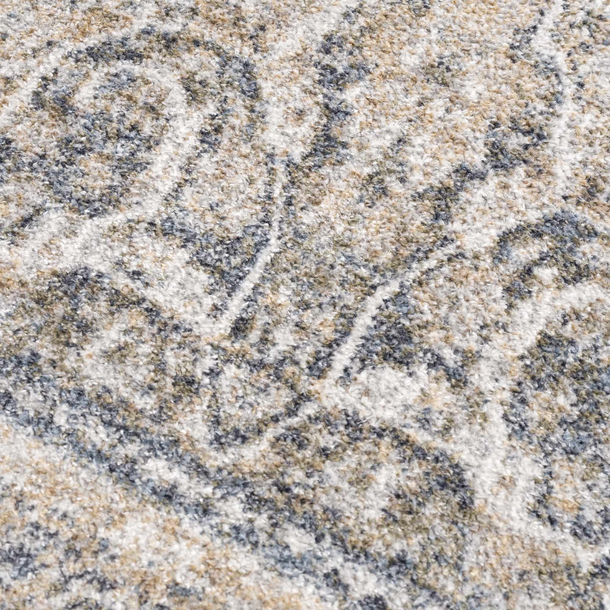 Boutique Rugs - Arias Cream & Blue Washable Area Rug