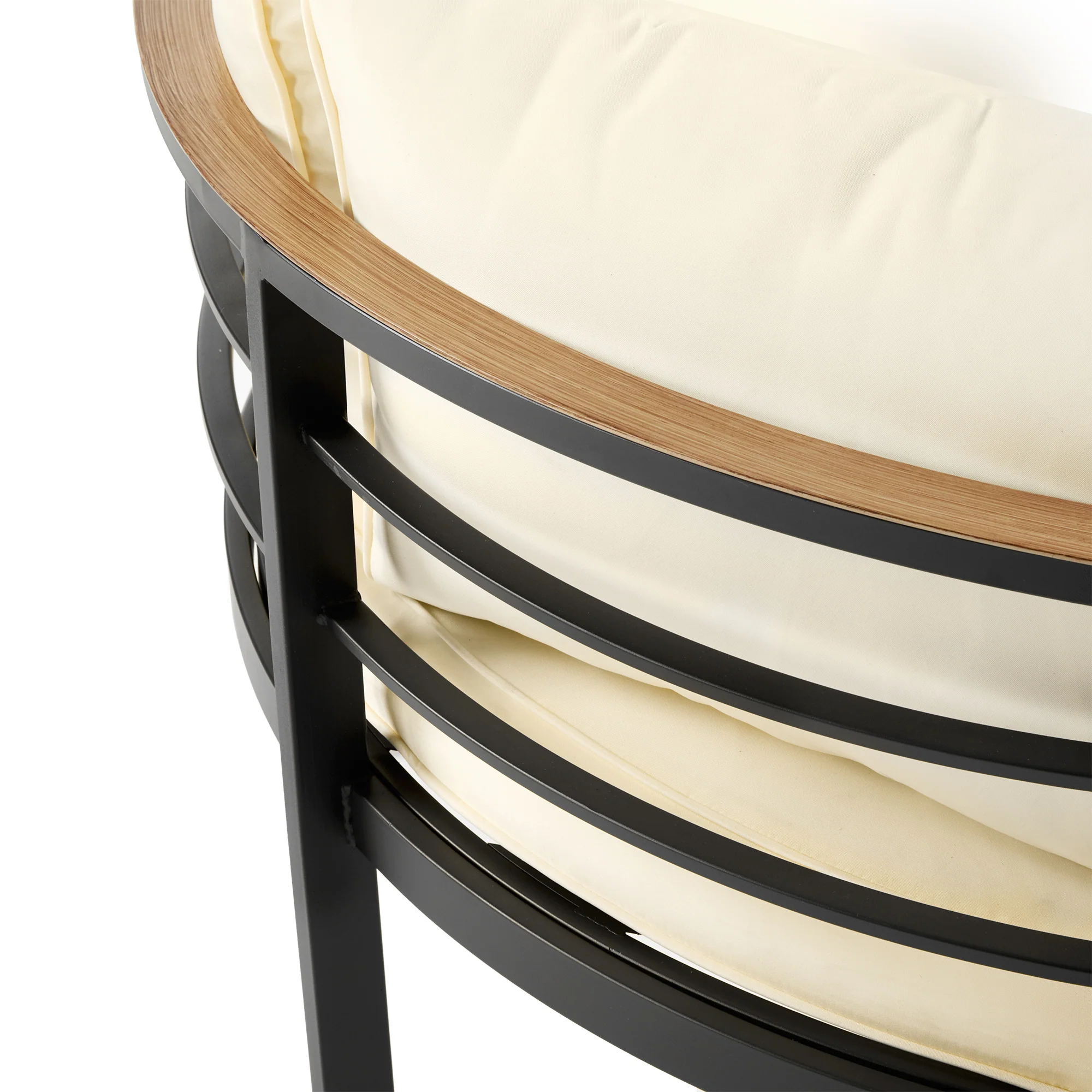 Walker Edison | Modern Outdoor Sectional Sofa Set with Tables