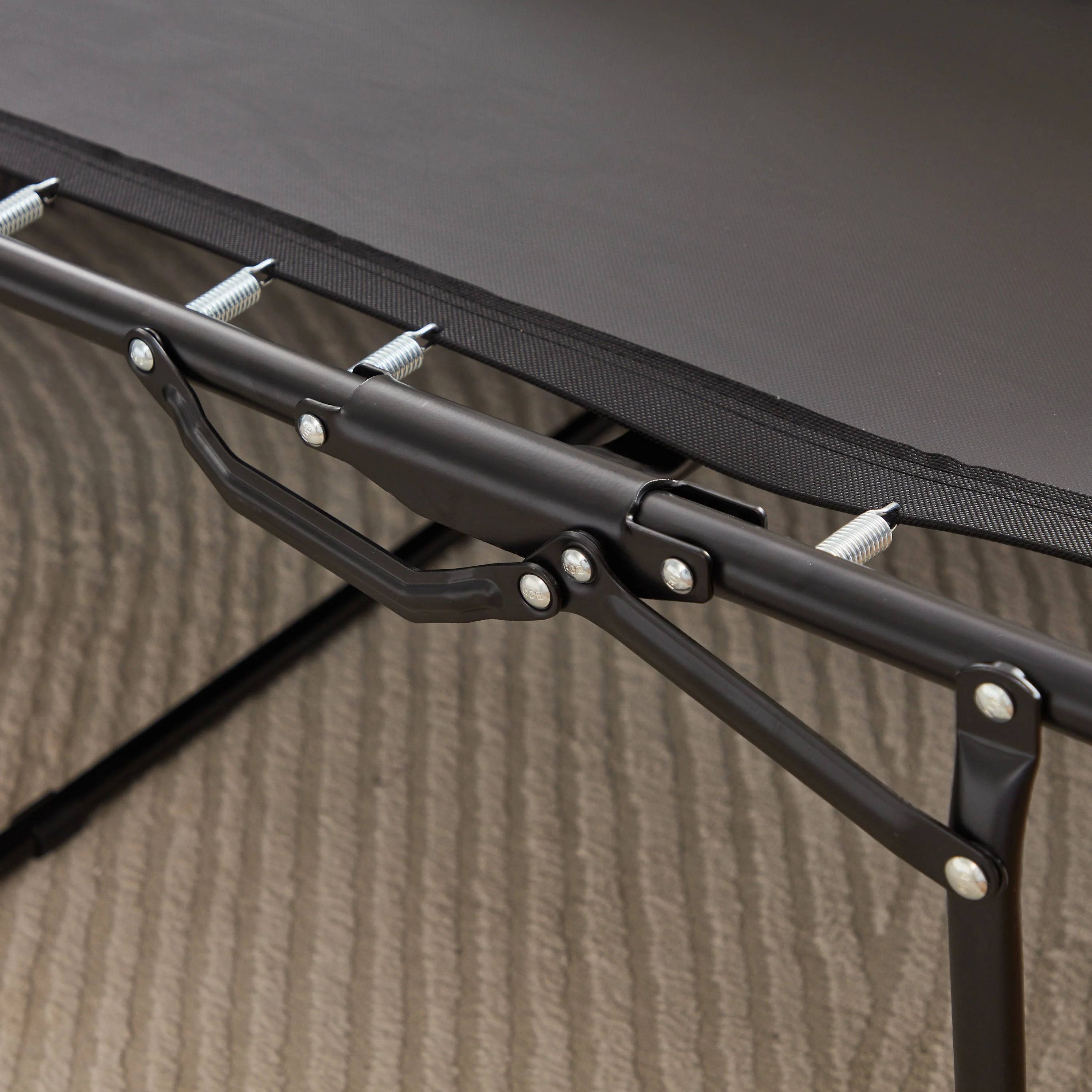 Walker Edison | Futon Grey Corduroy Pull Out Sleeper Sofa Bed