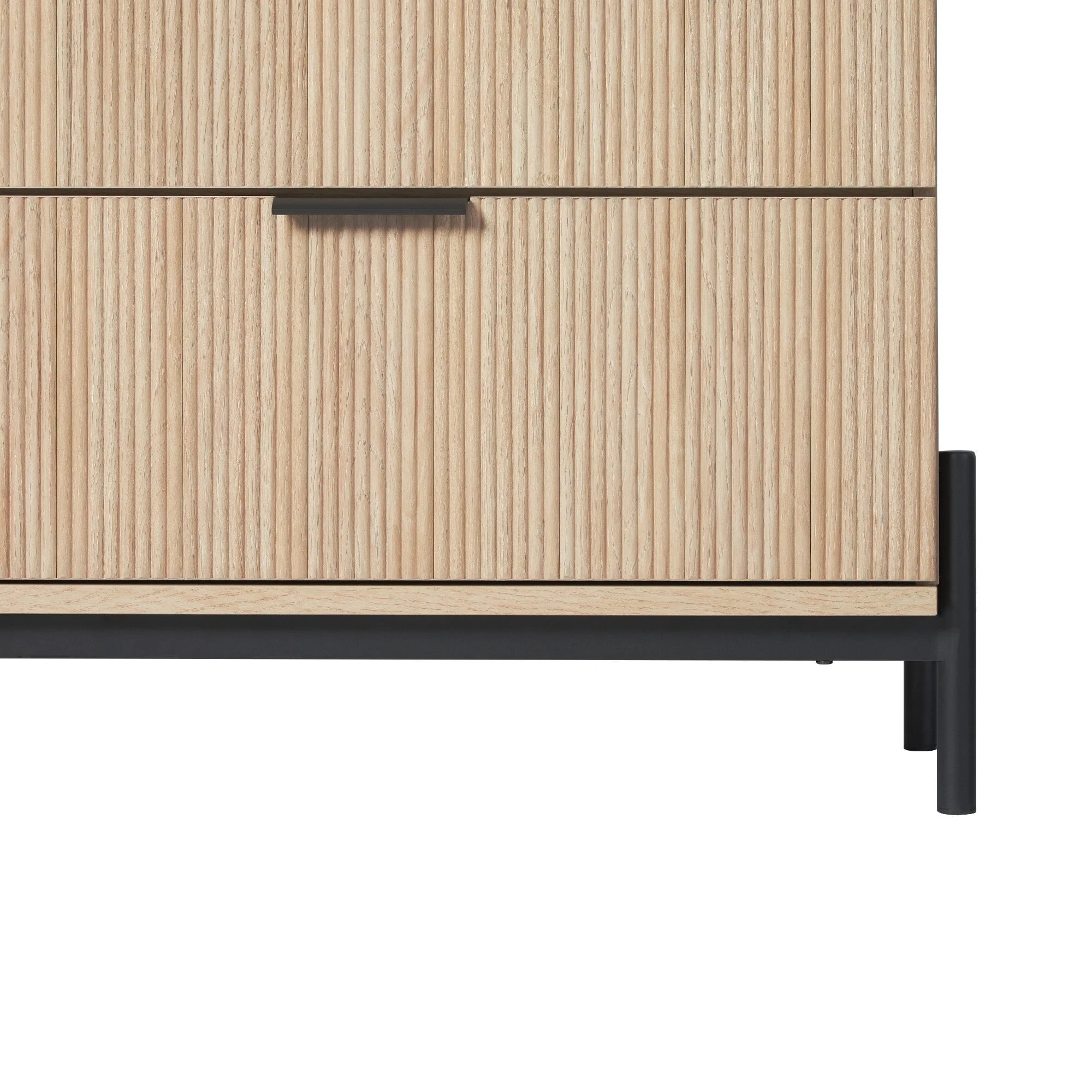 Paris Modern Scandinavian Reeded Dresser