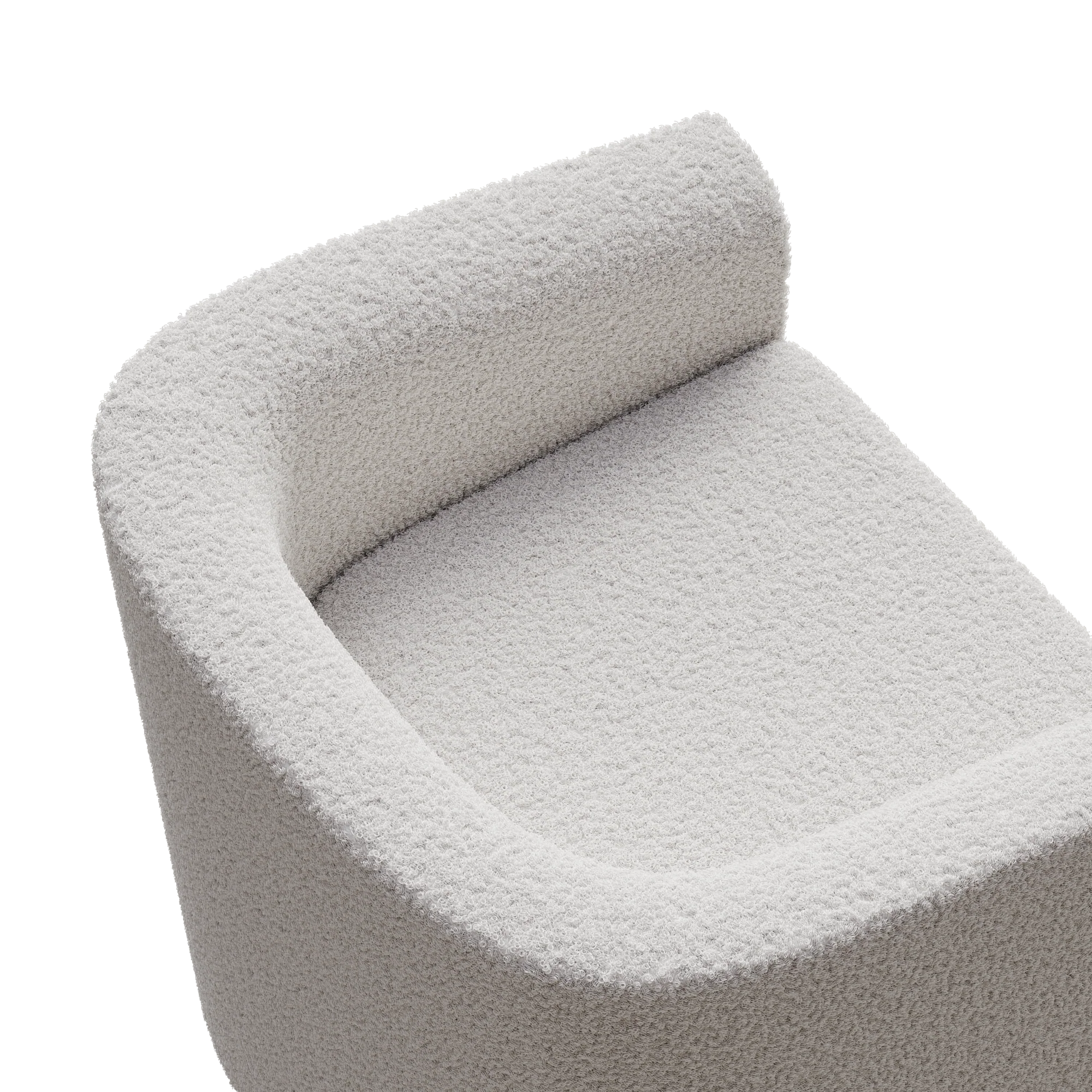 Walker Edison | Velvet Modern Accent chair and Footstool with Storage Set