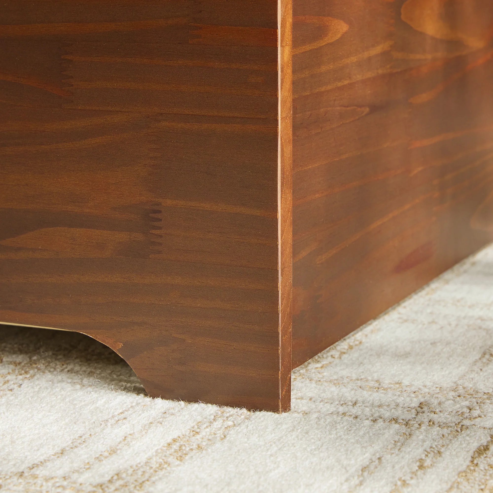 Sloane Mid-Century Modern Solid Wood Storage Bed