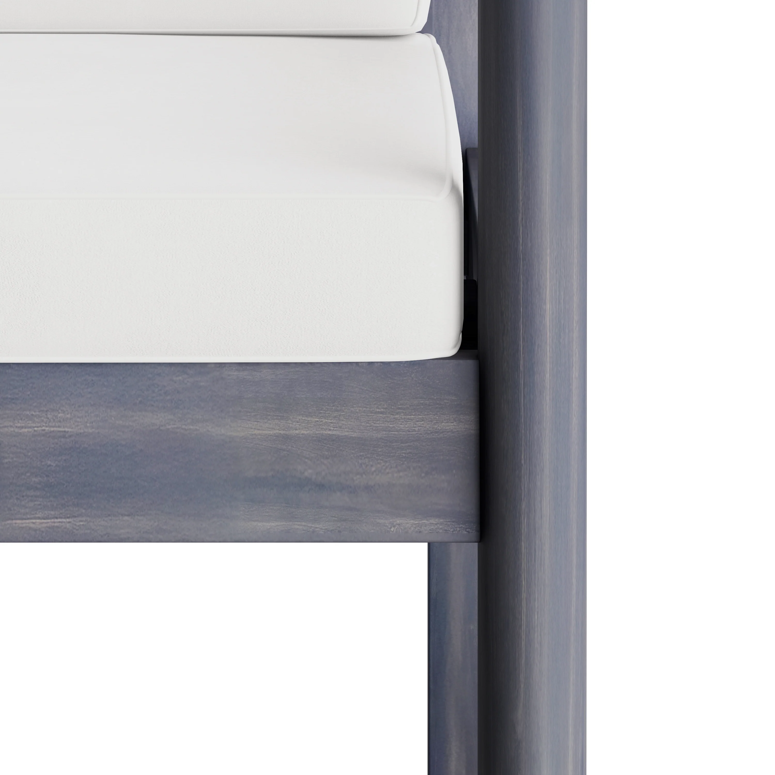 Walker Edison | Grey Wood Outdoor 7-Piece Patio Dining Table Set for 6