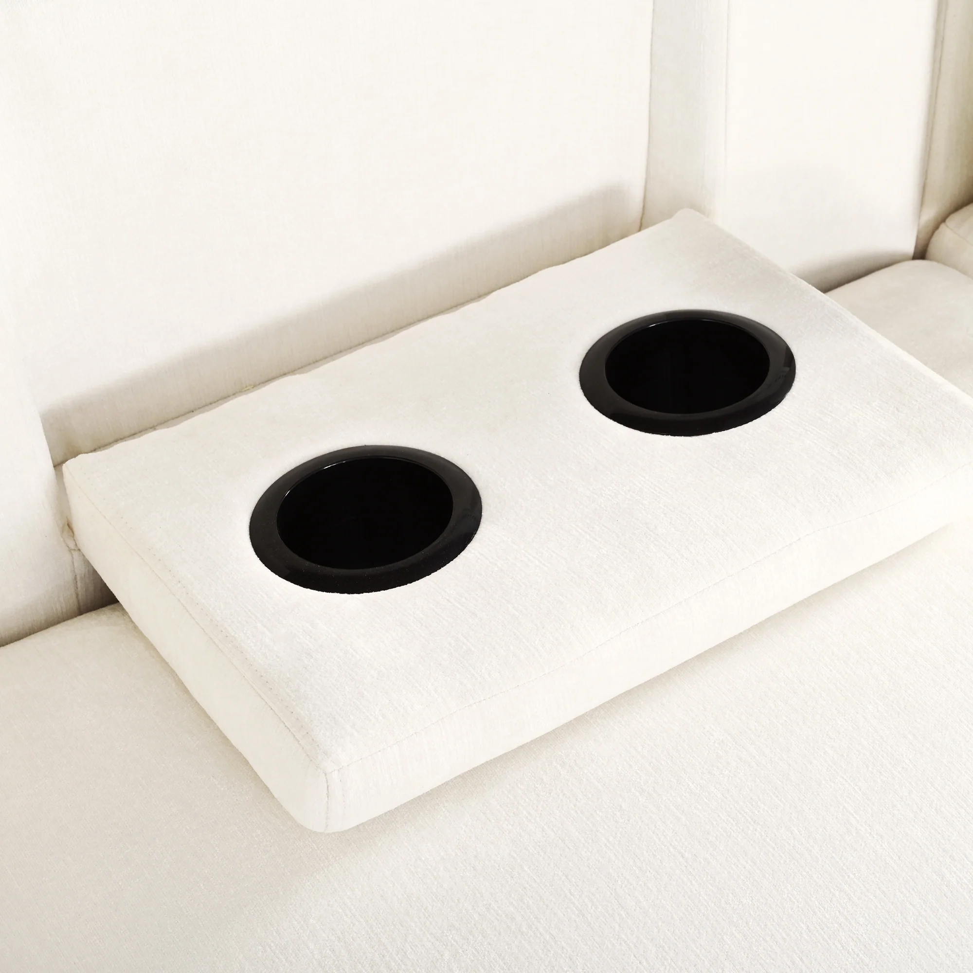 Walker Edison | Modular Sectional Sofa with Removable Storage Ottoman