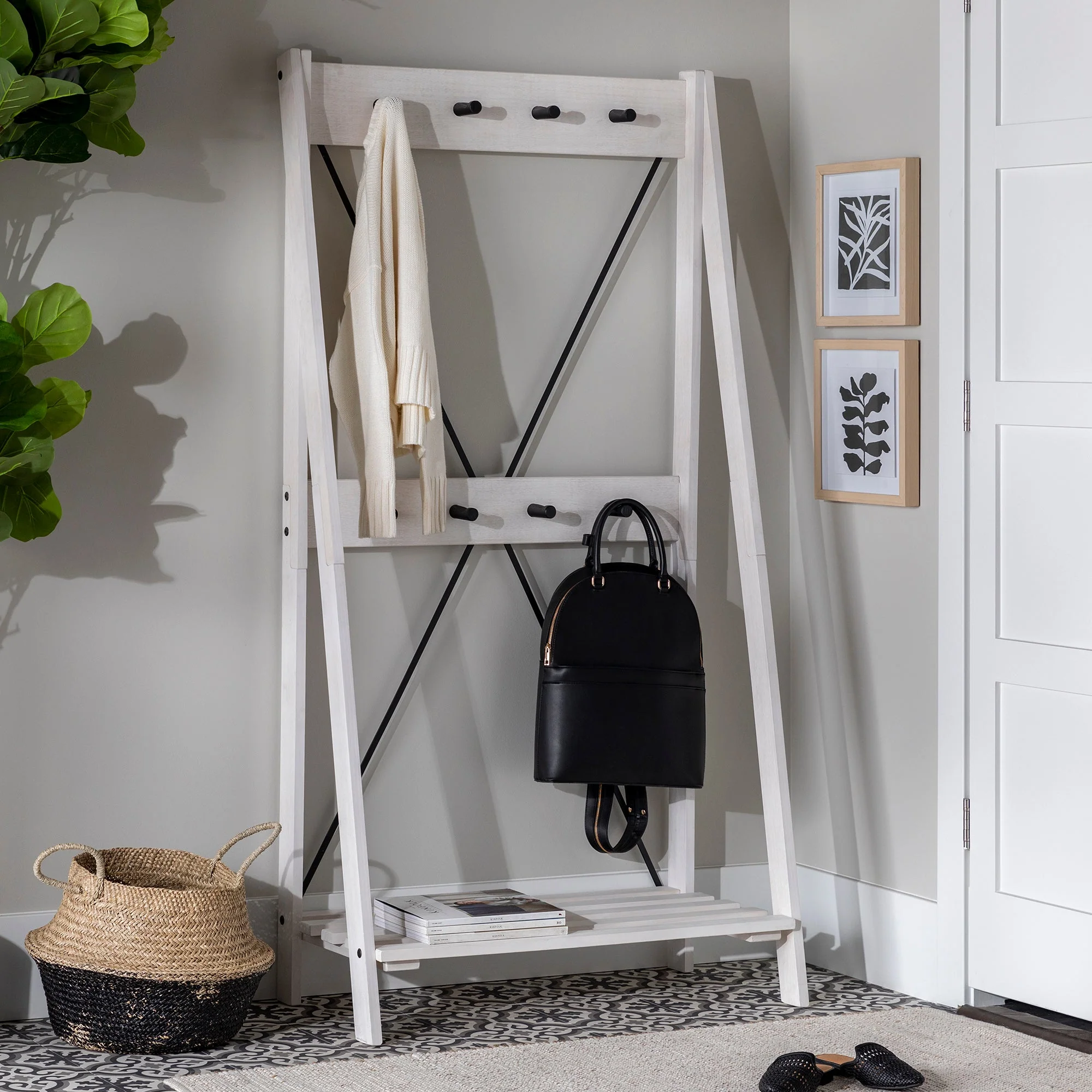 Frankie 68 Solid wood Hall Tree