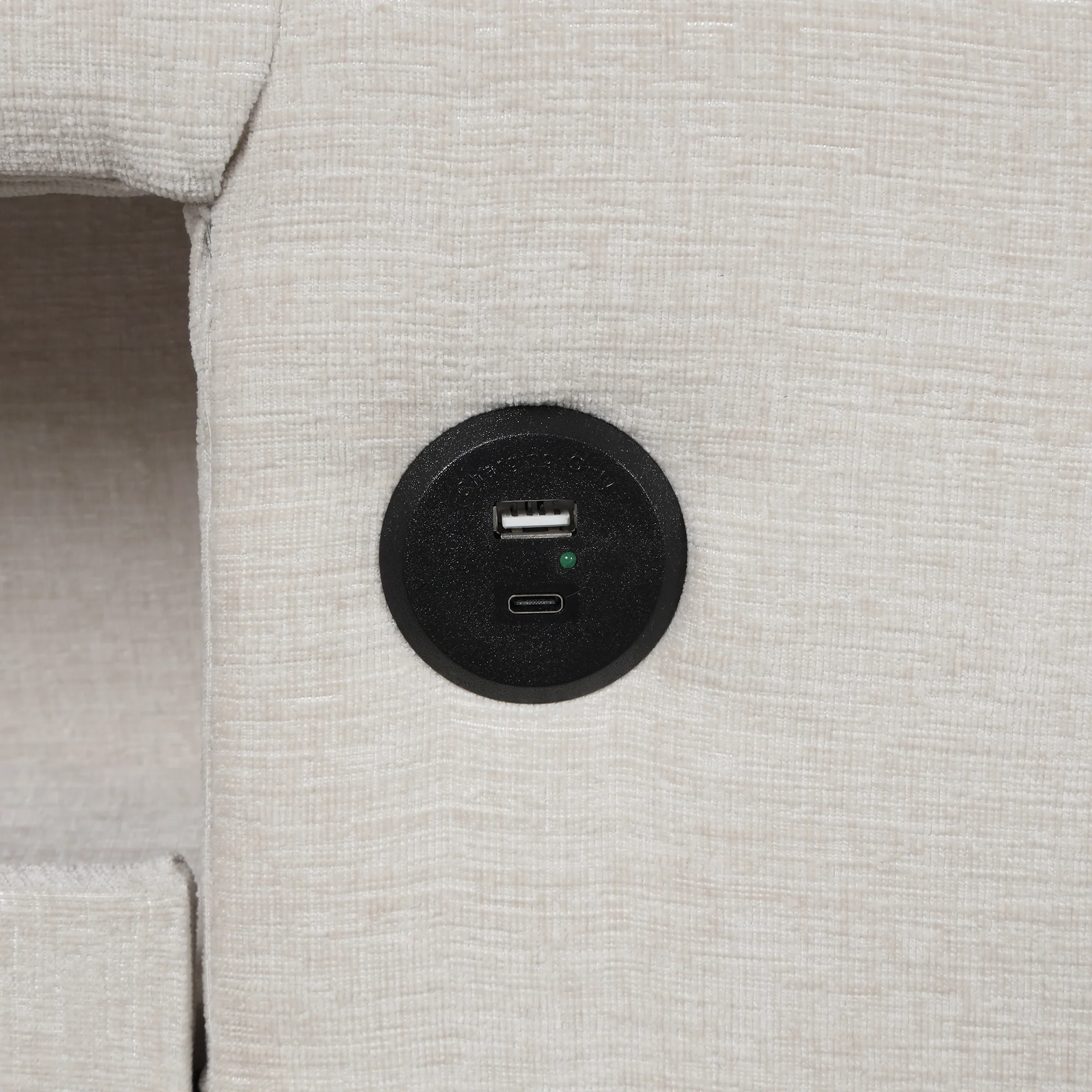 Walker Edison | L-Shaped Modular Sectional Sofa with Storage and USB Ports