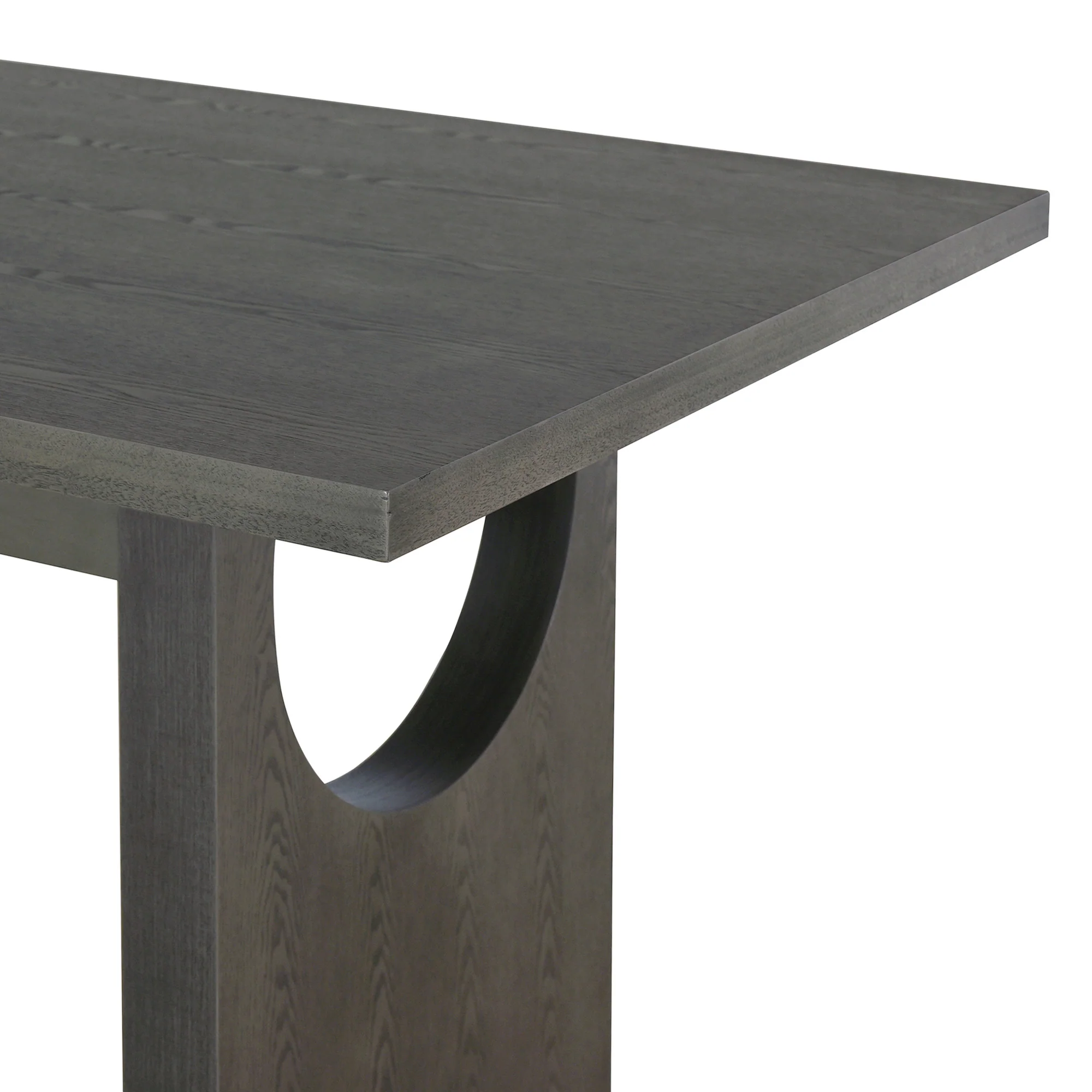 Walker Edison | 60' Wood 7-Piece Retro Dining Table Set for 6 with Upholstered Chairs