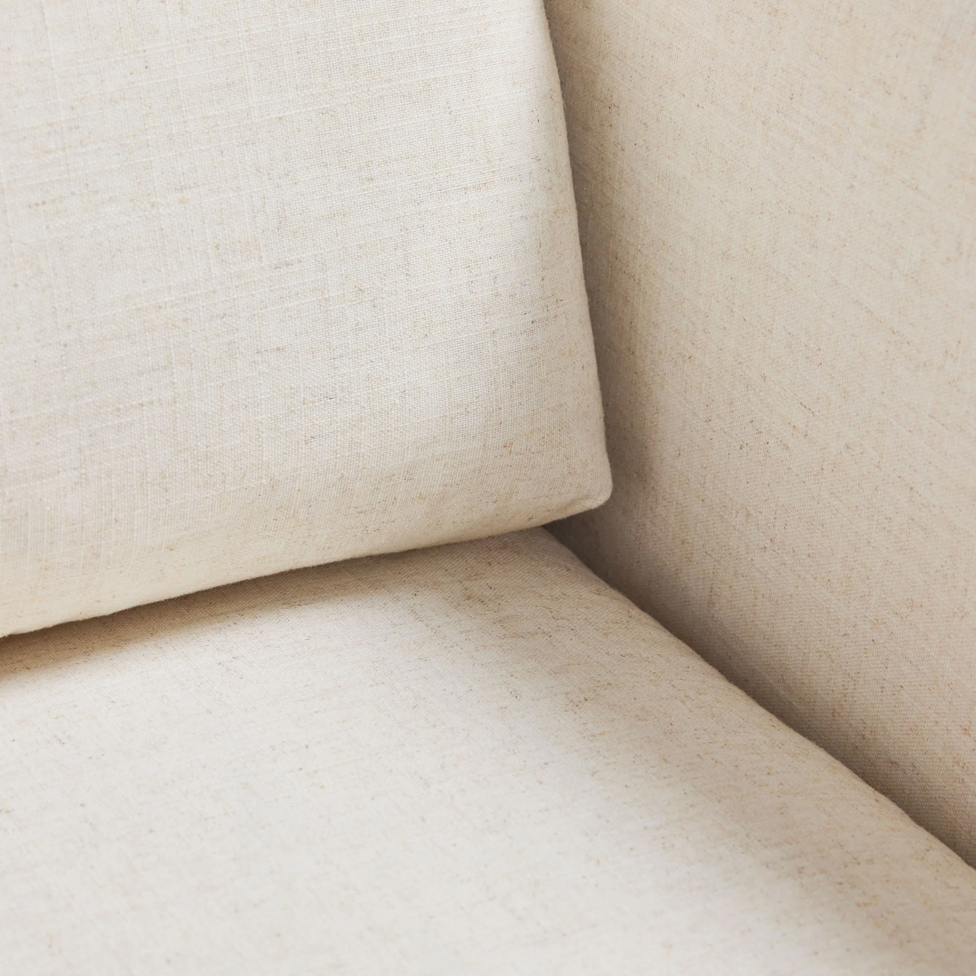 Nash Modern Farmhouse Easy Assembly Linen Swivel Accent Chair