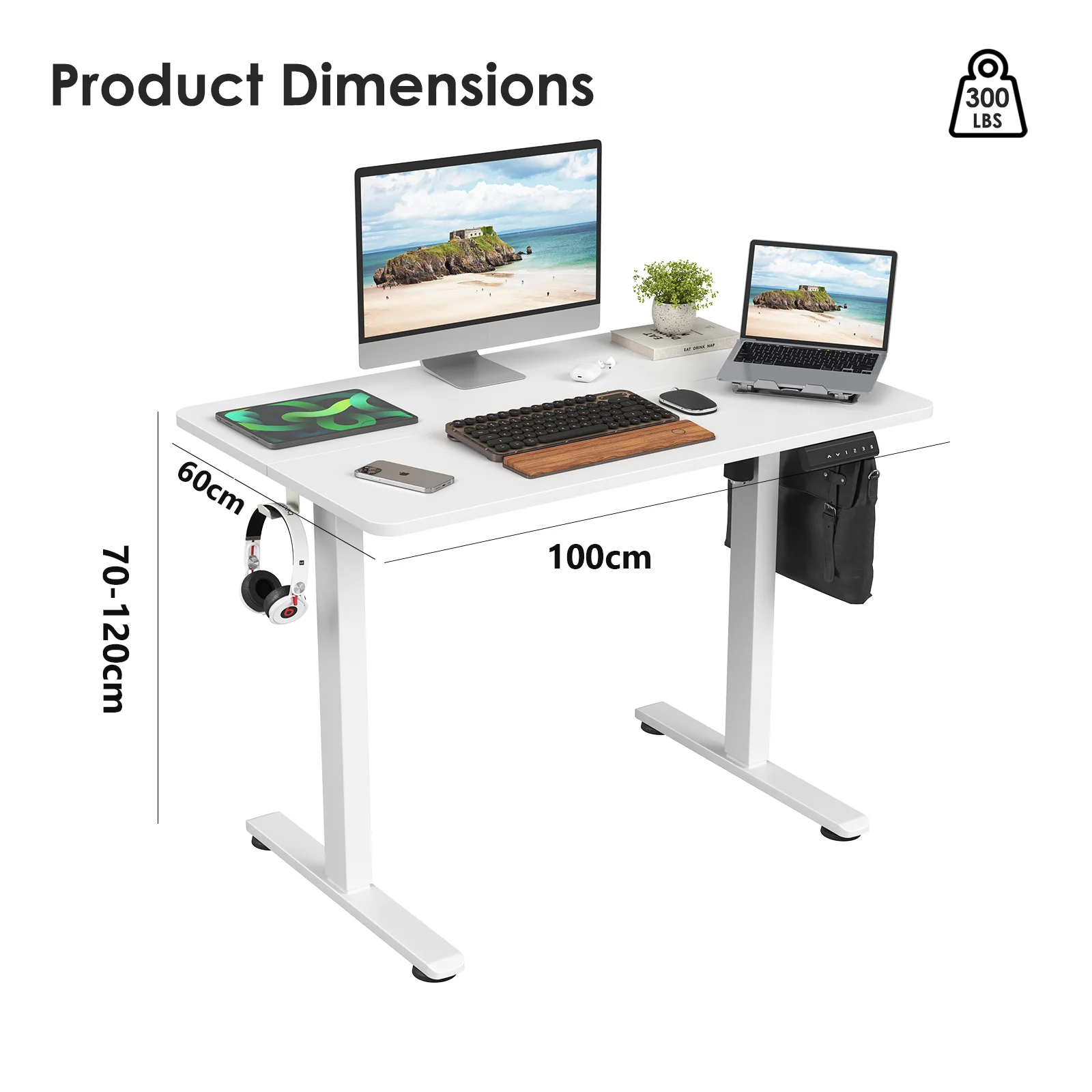 Walker Edison | Electric Adjustable Height Standing Desk
