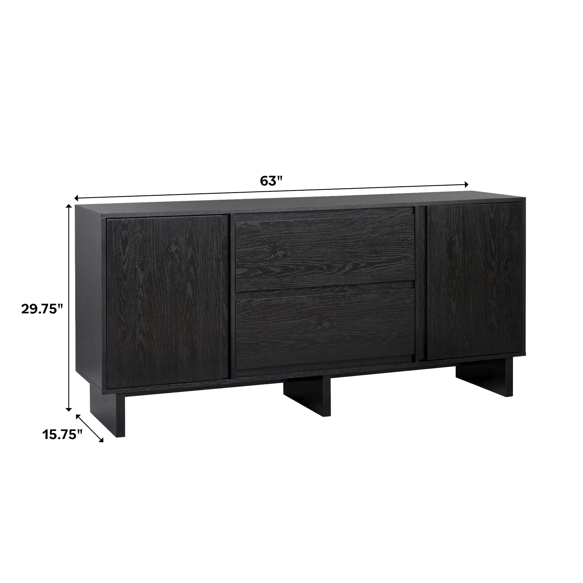 Maja 63 Minimalist Scandi Sideboard / TV Stand