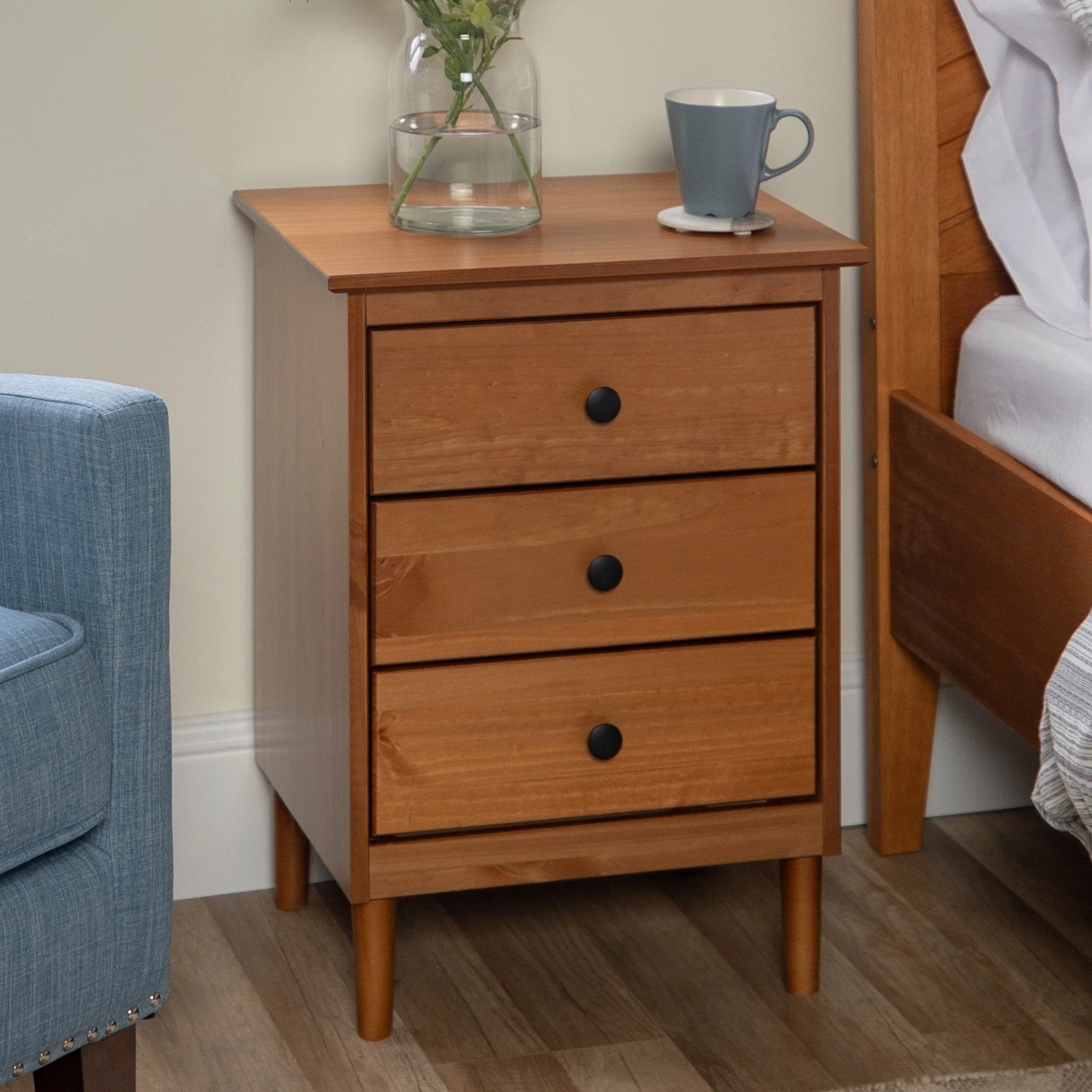 Spencer Solid Transitional Wood Nightstand