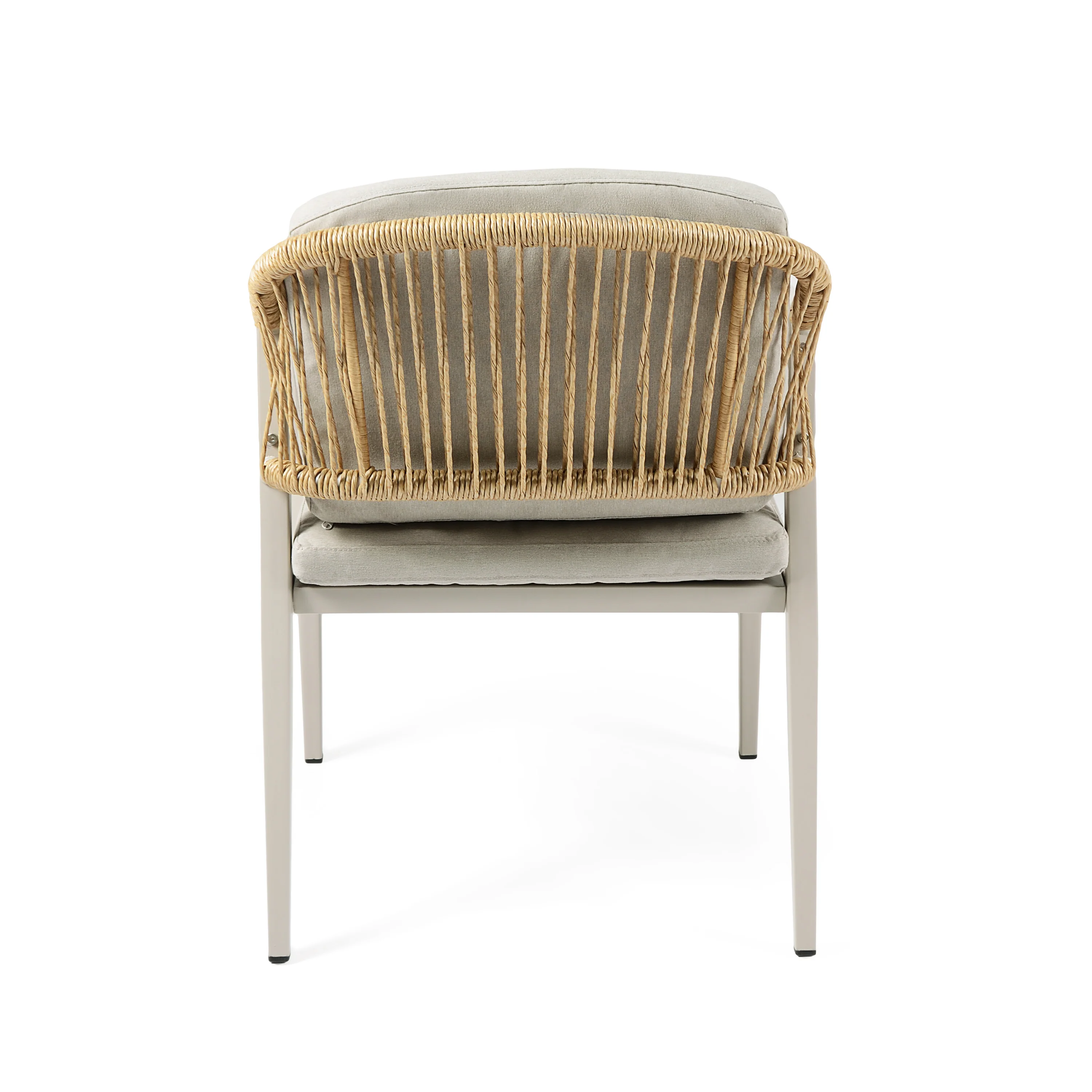 Walker Edison | Acacia Wood Expandable Outdoor Dining Set with Chair Set of 6