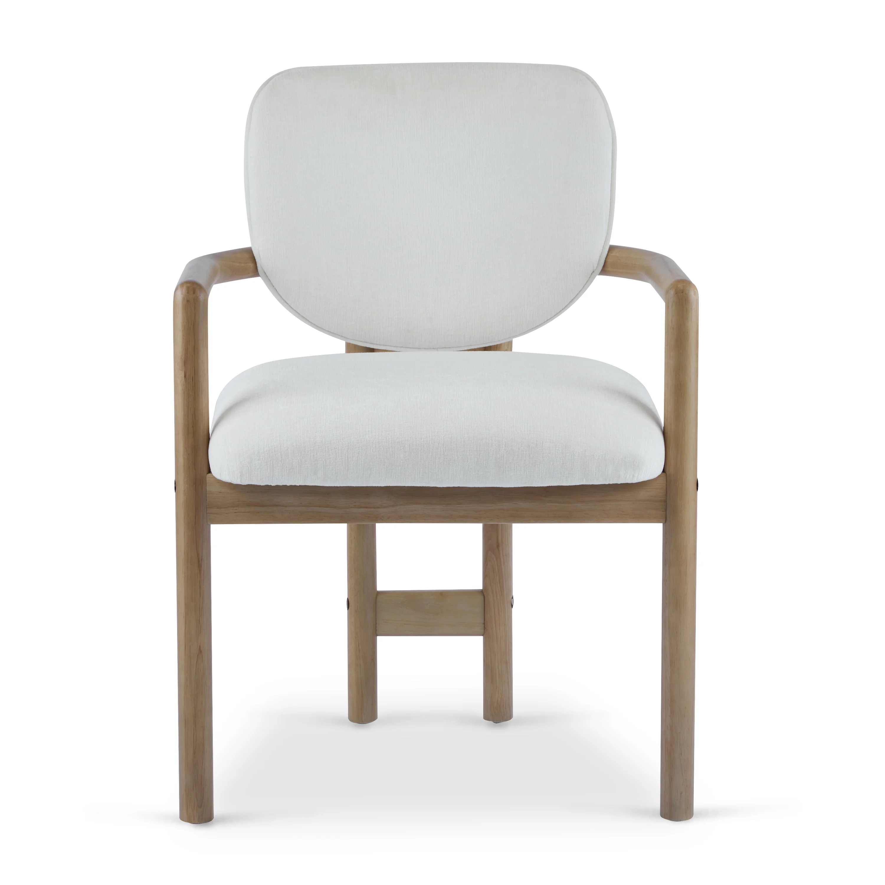 Walker Edison | Modern Wood Upholstered Dining Chairs Set of 2