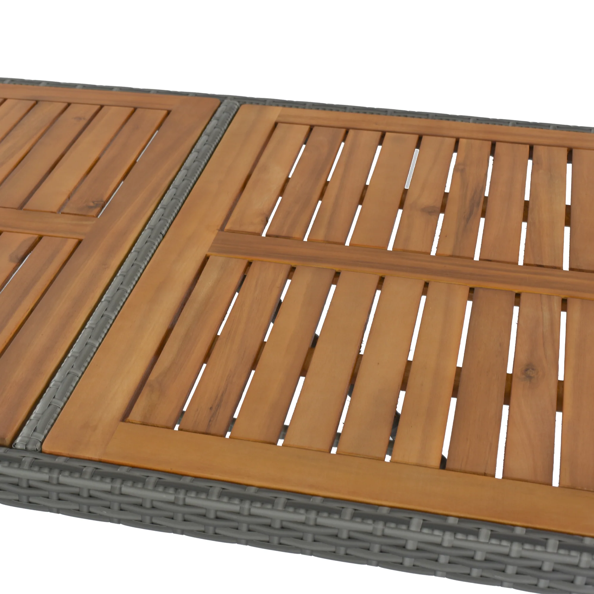 Walker Edison | 5-pieces Outdoor Patio Wicker Bar Set