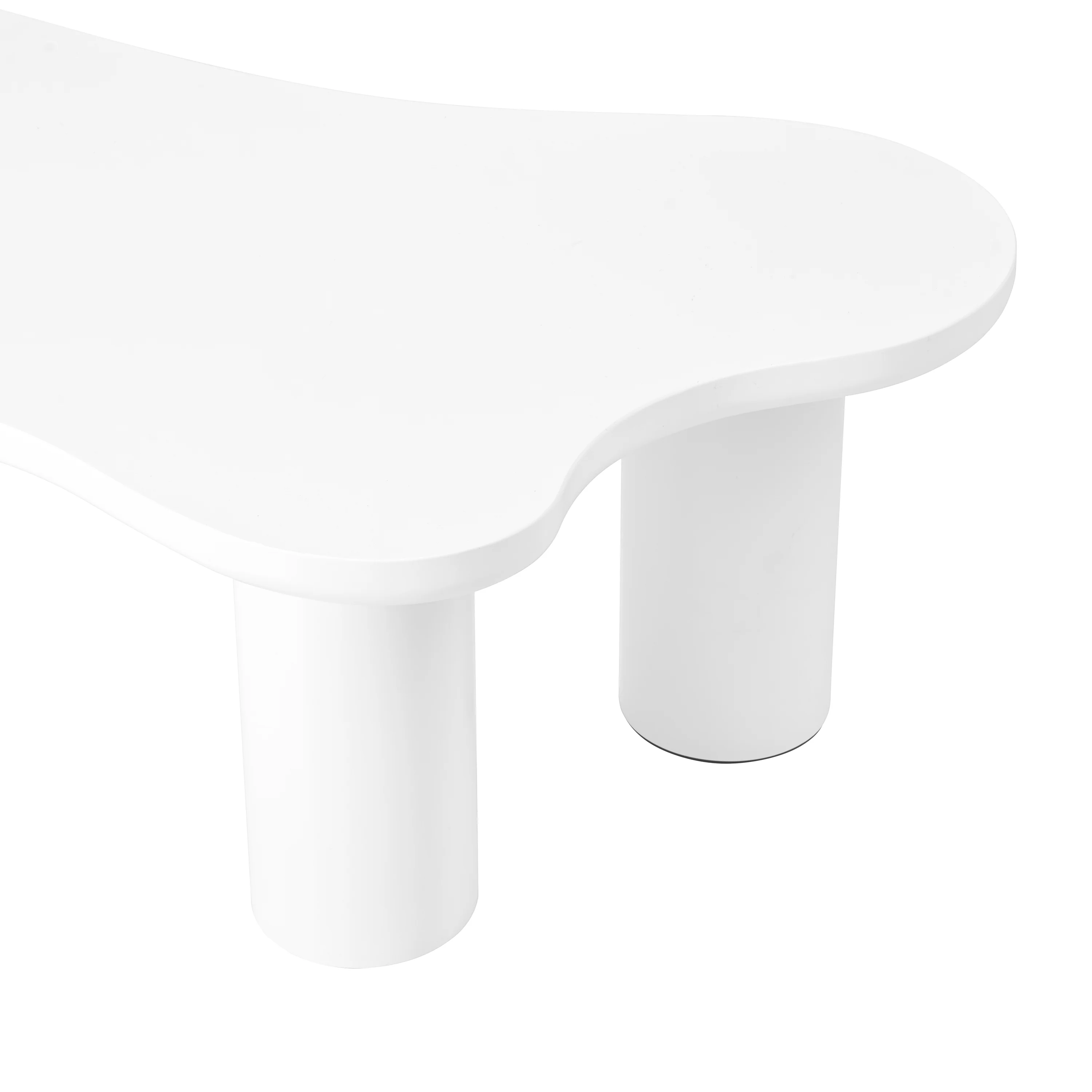 Walker Edison | Sleek Cloud-shape Design Coffee Table