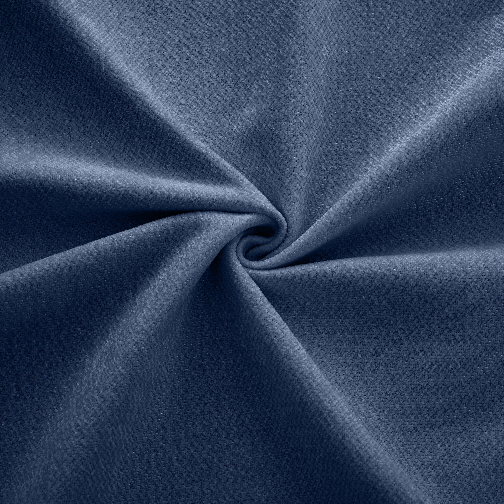 Walker Edison | Elegant L-Shaped Blue Chenille 3-Seater Sofa with Storage and Ottoman