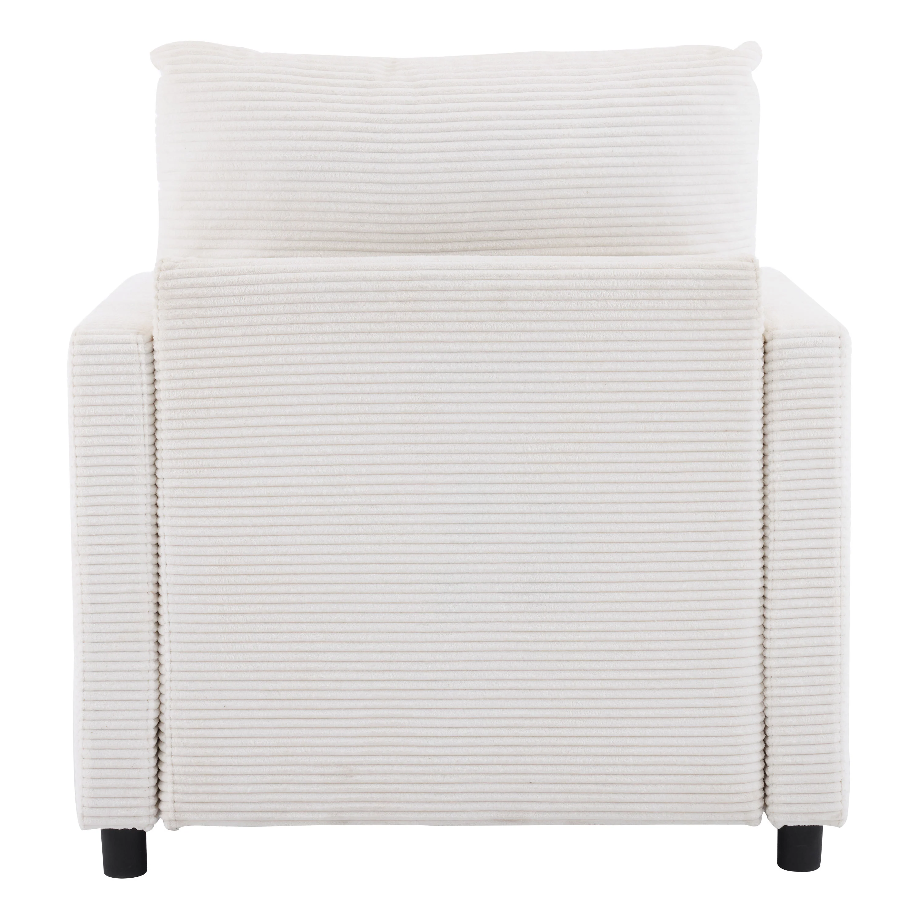 Walker Edison | Corduroy Armchair with Ottoman