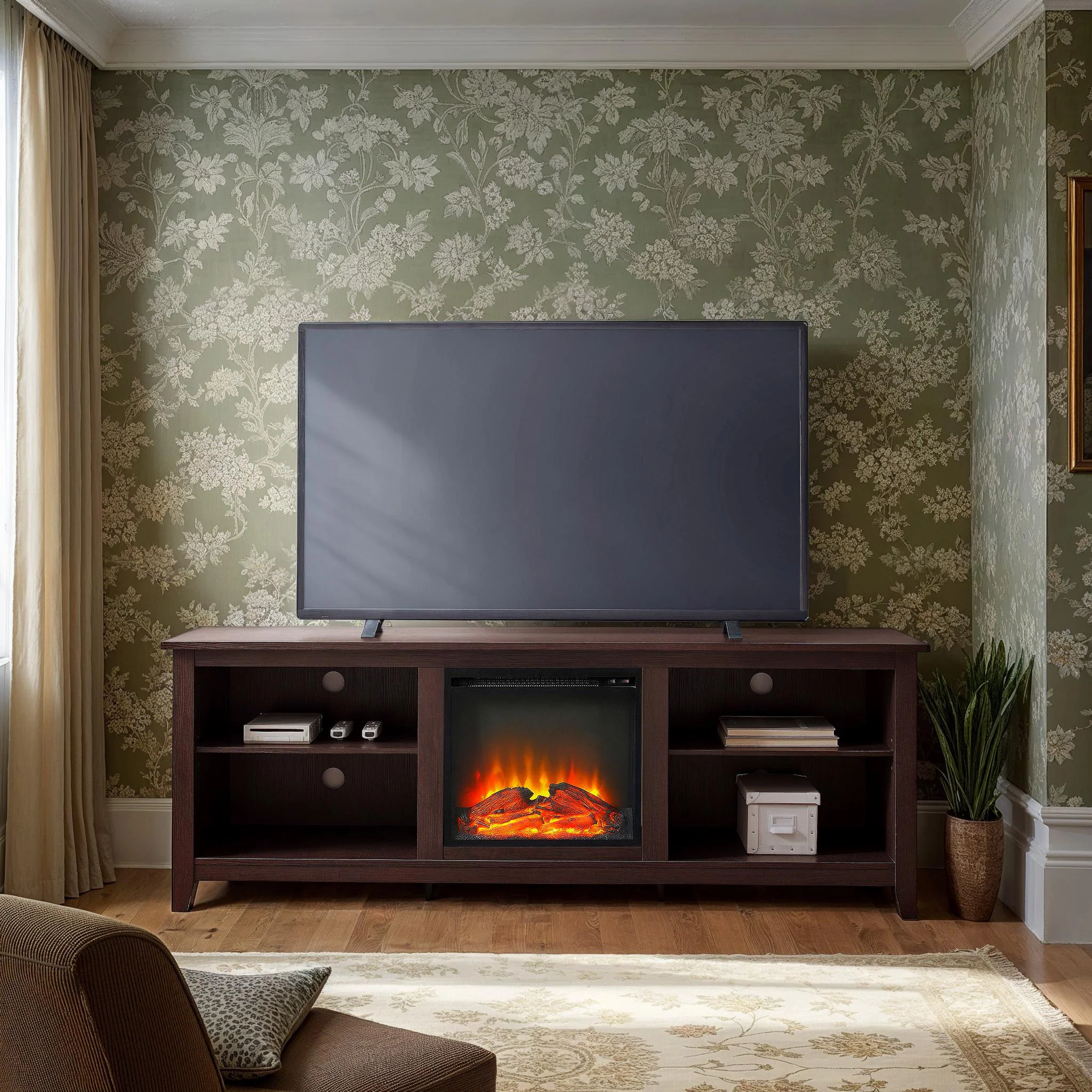 Essential Fireplace TV Stand