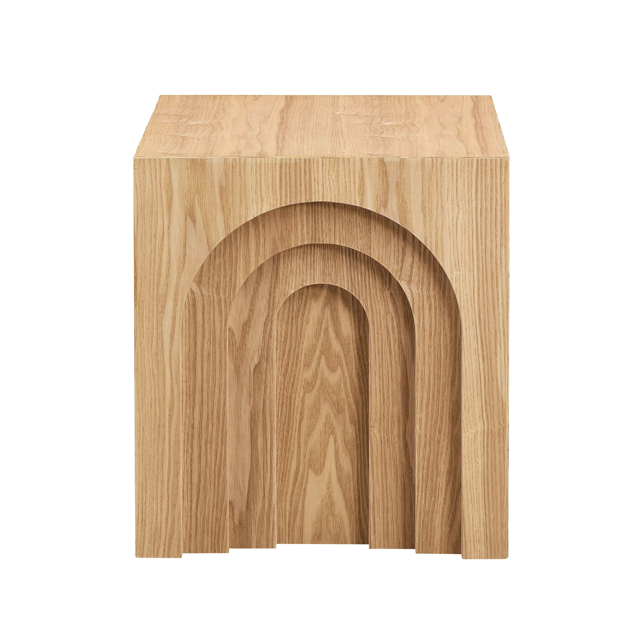 Walker Edison | Curve Design Square Side Table