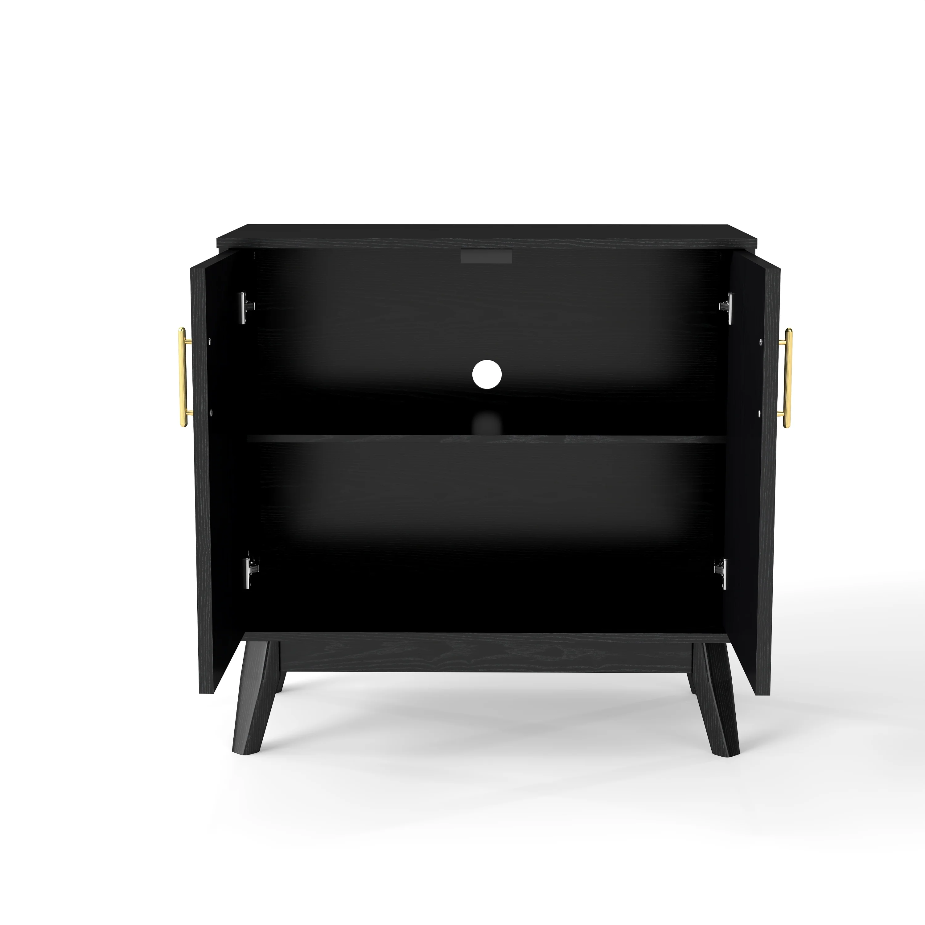 Walker Edison | Mid-Century Modern Fluted Accent Cabinet