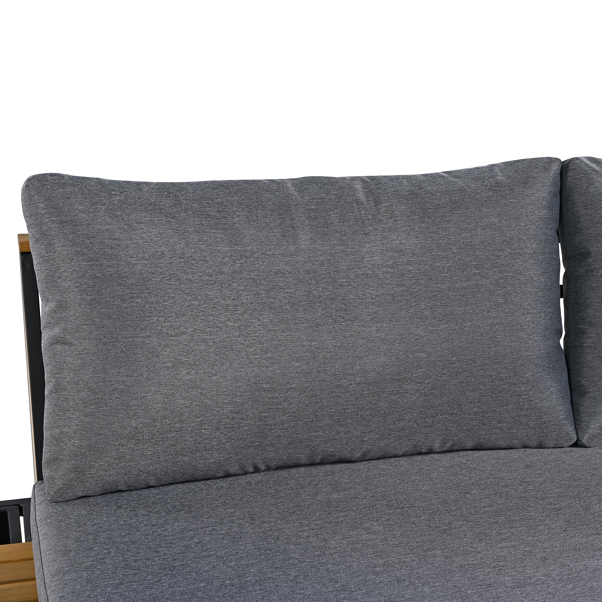 Walker Edison | 4 Pieces Outdoor Patio Sofa Sectional Set with Coffee and Side Tables