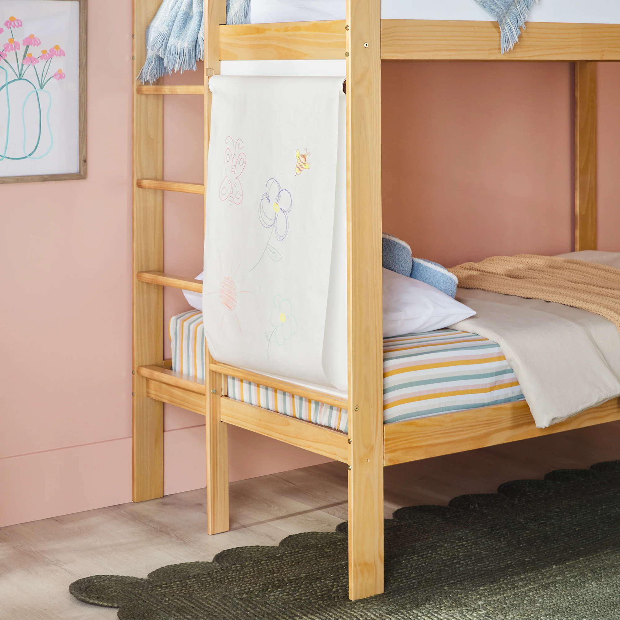 Adyn Contemporary Twin over Twin Bunk Bed