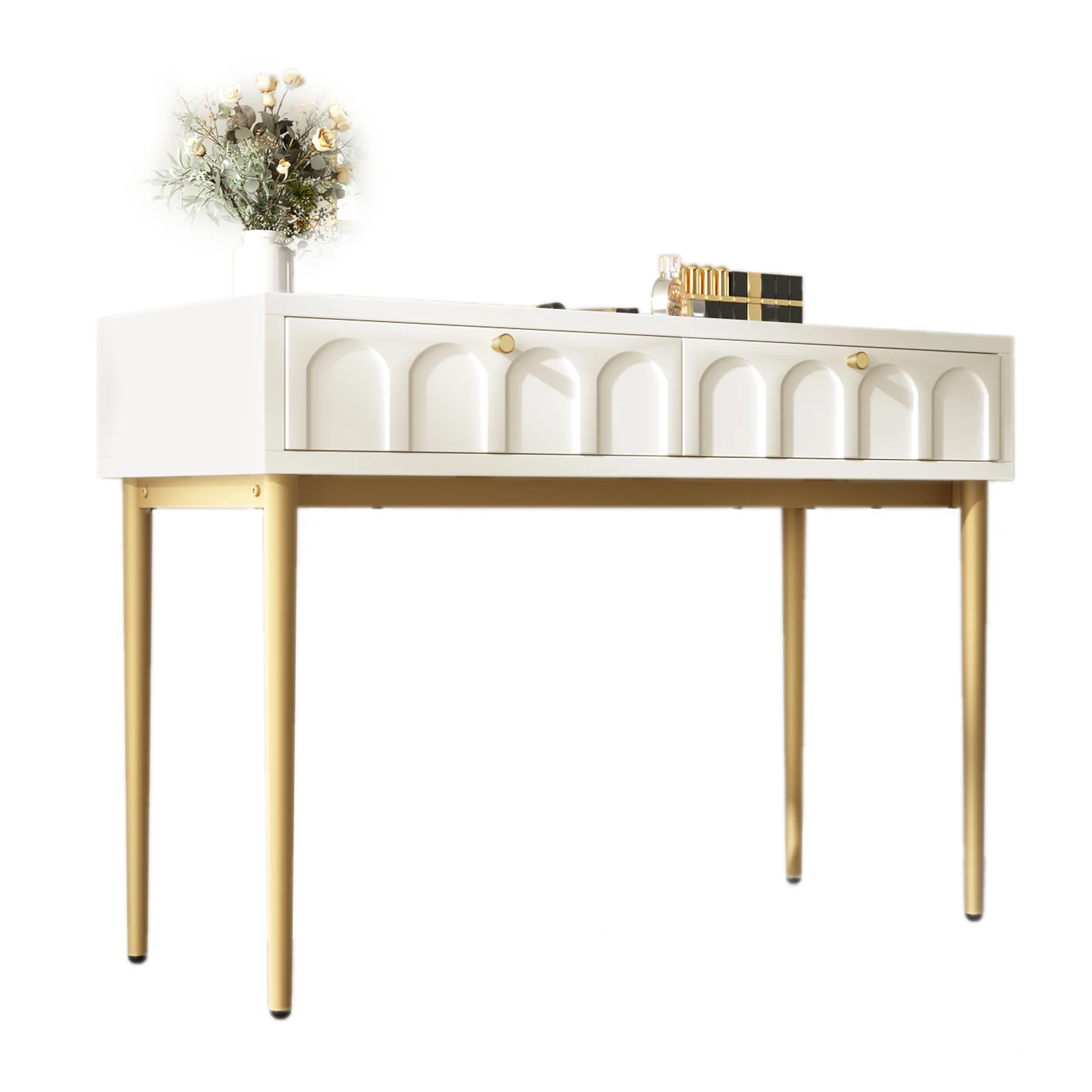 Walker Edison | Contemporary Modern Makeup Vanity Desk