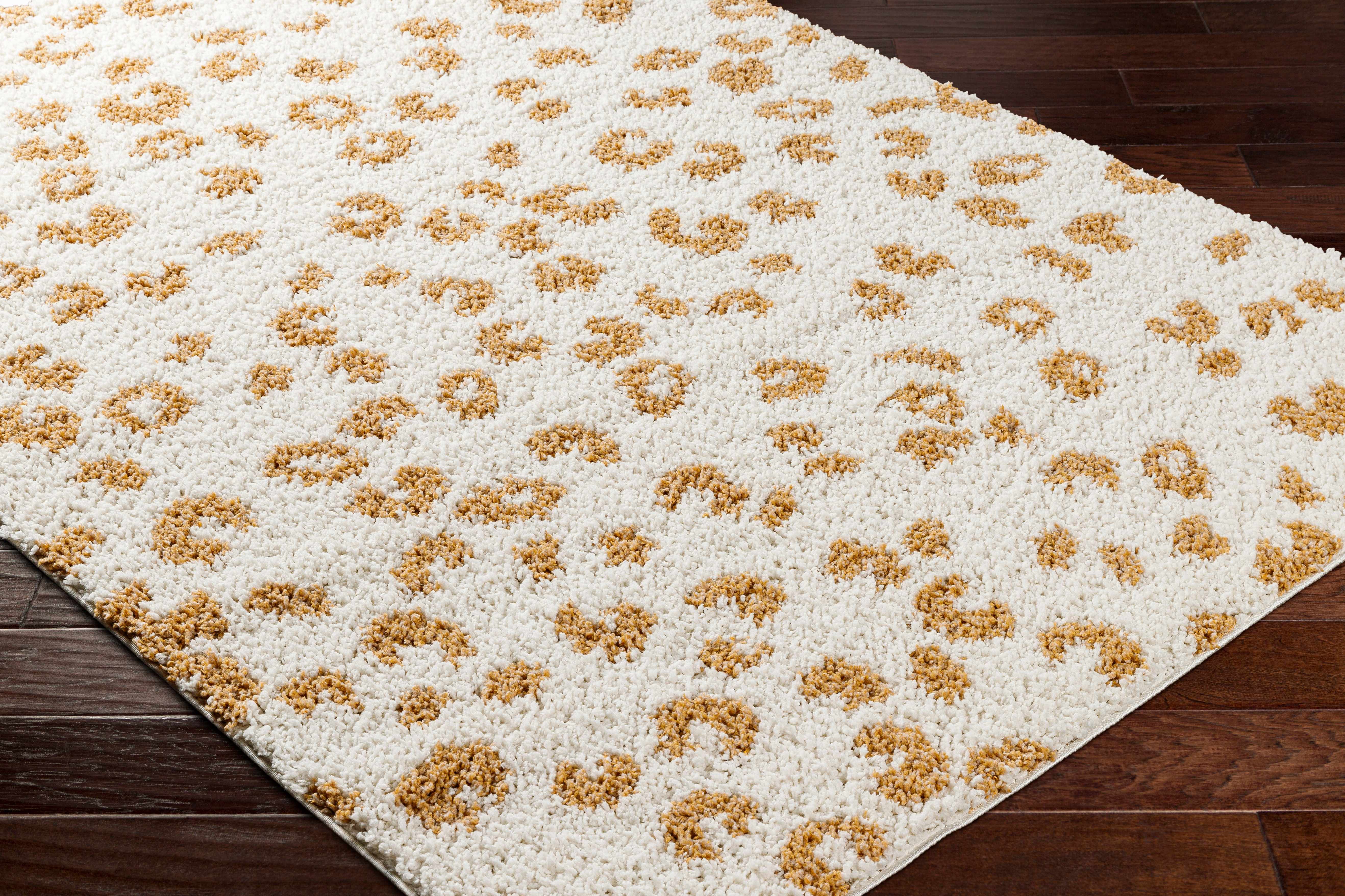 Boutique Rugs - Altin Leopard Print White Area Rug