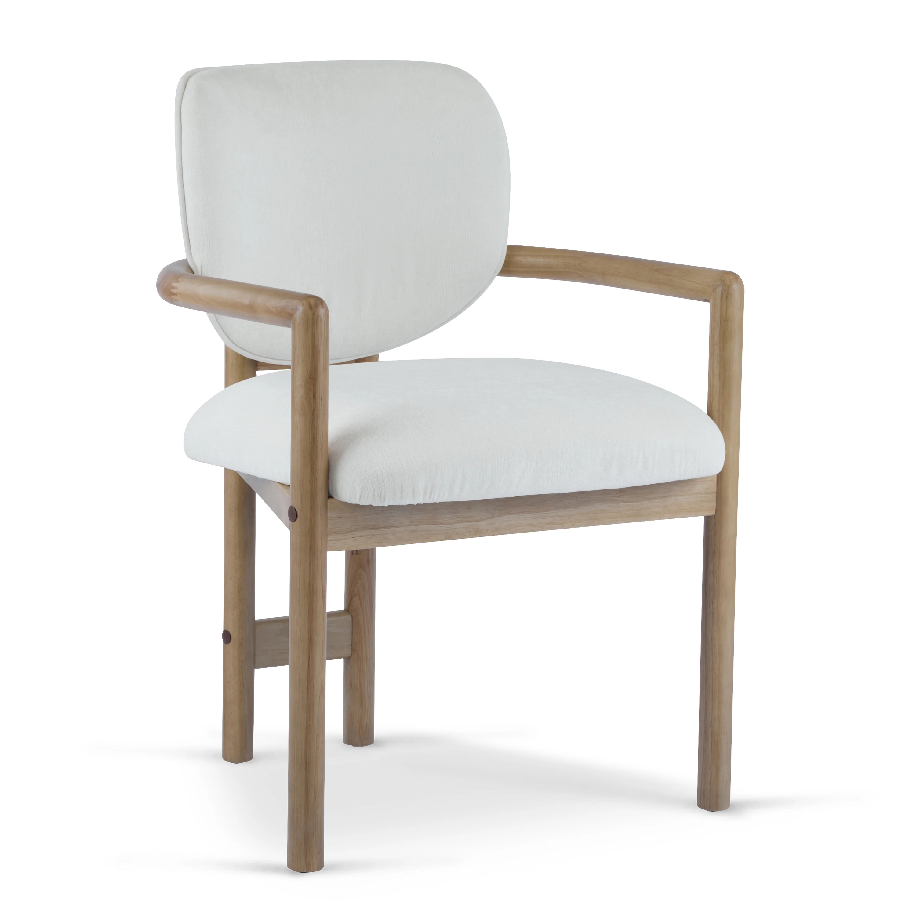 Walker Edison | Modern Wood Upholstered Dining Chairs Set of 2