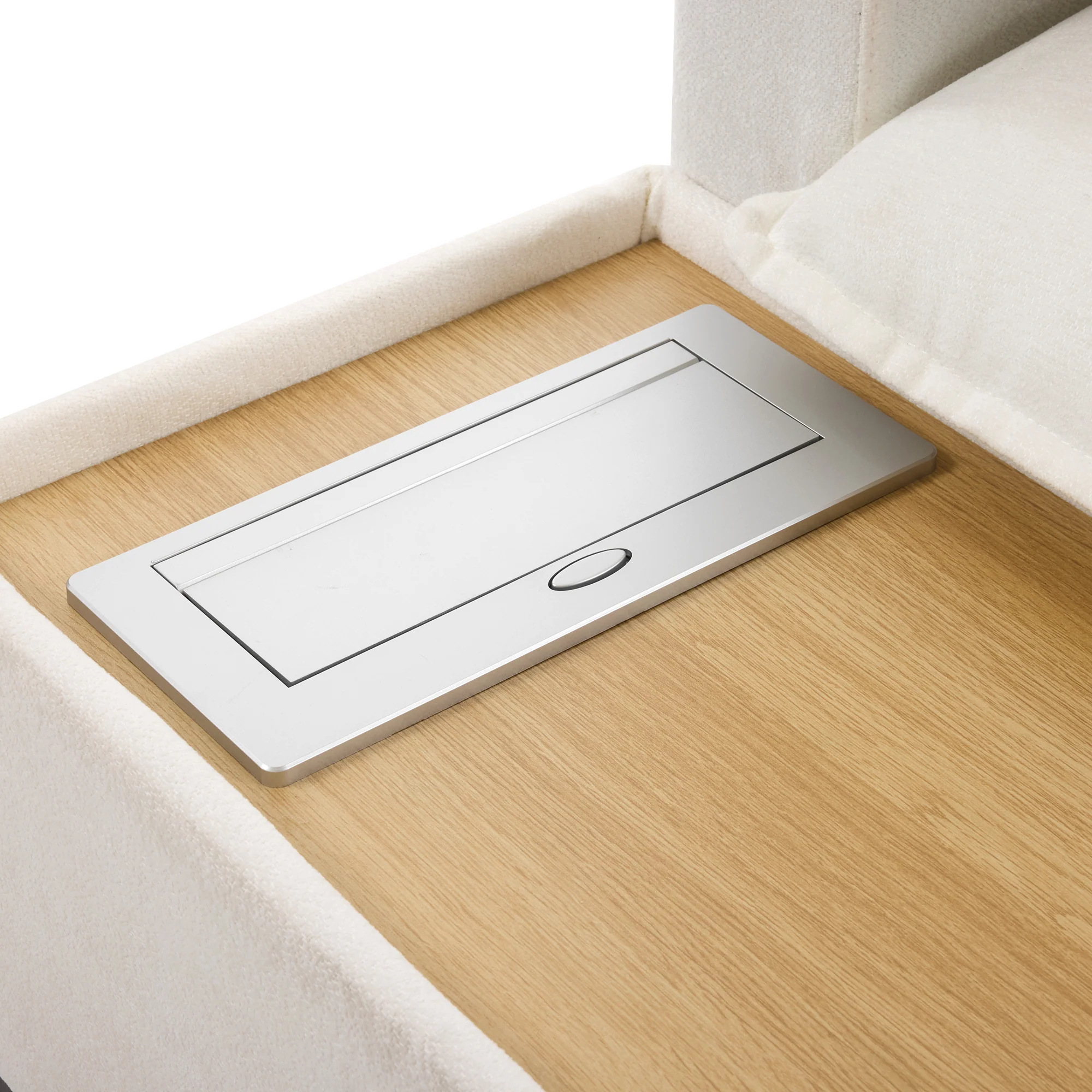 Walker Edison | Cloud Modular U-shaped Sectional Sofa with Ottoman and Coffee Table